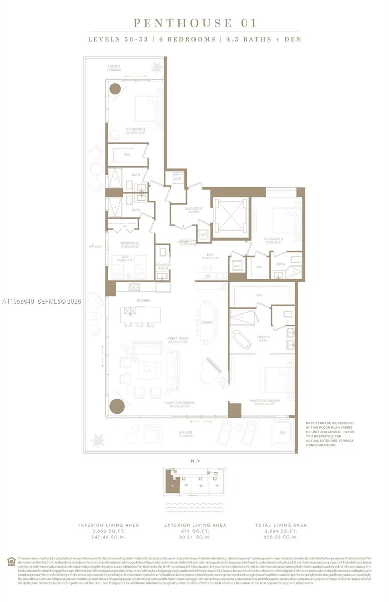 480 NE 31st St #PH5101, Miami FL 33137