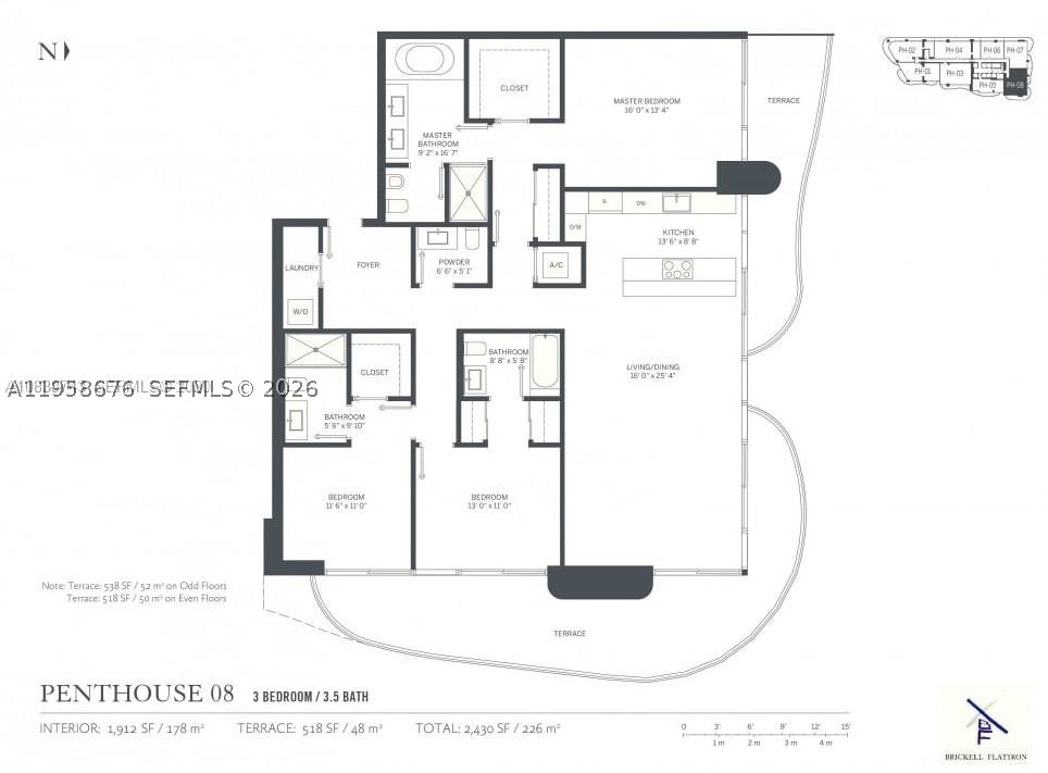 1000 Brickell Plz #PH5408, Miami FL 33131