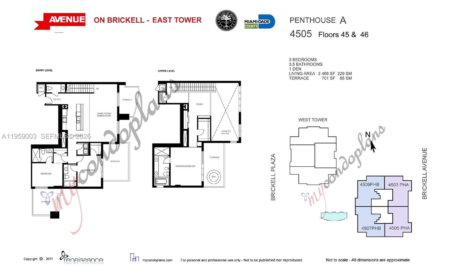 1060 Brickell Ave #4505, Miami FL 33131