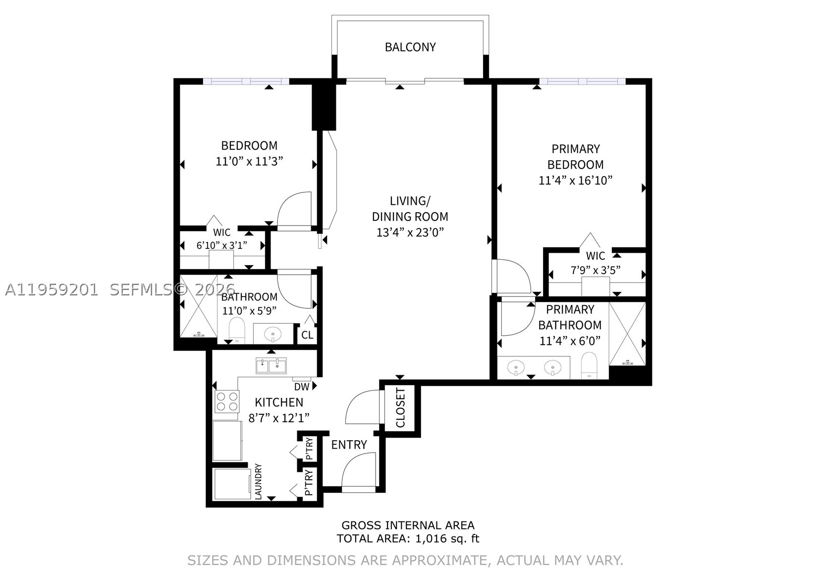 31 SE 5th St #2408, Miami FL 33131