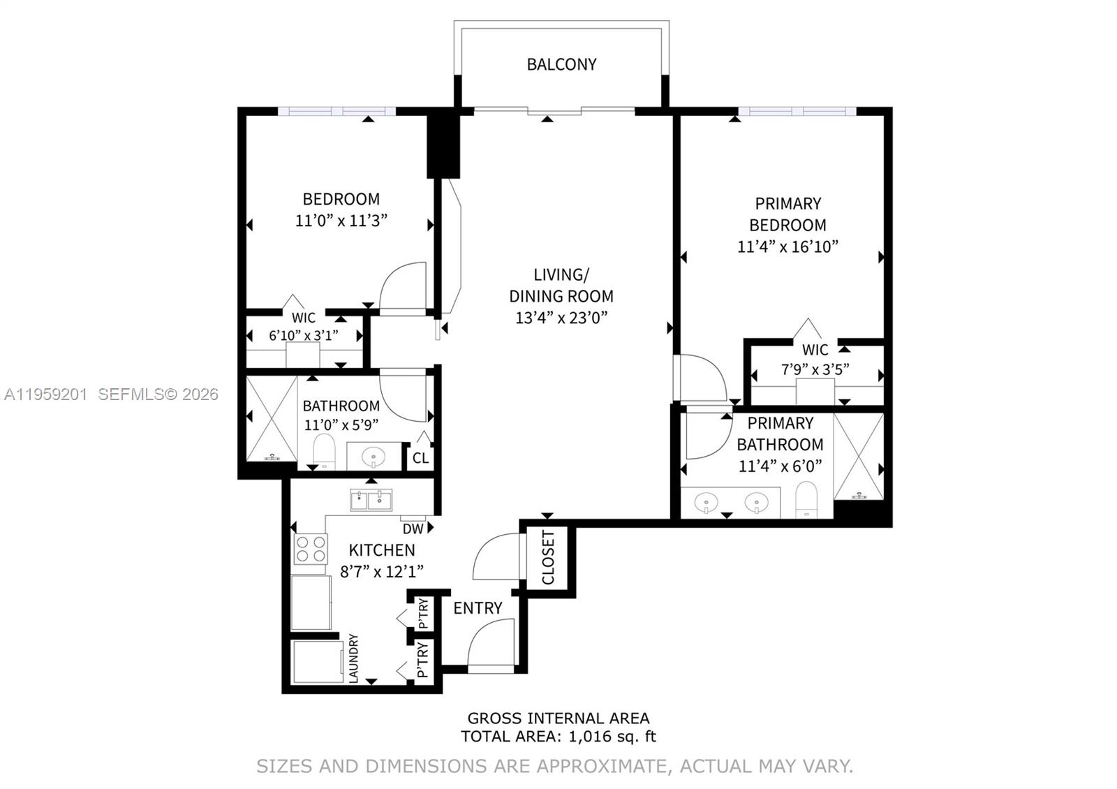 31 SE 5th St #2408, Miami FL 33131