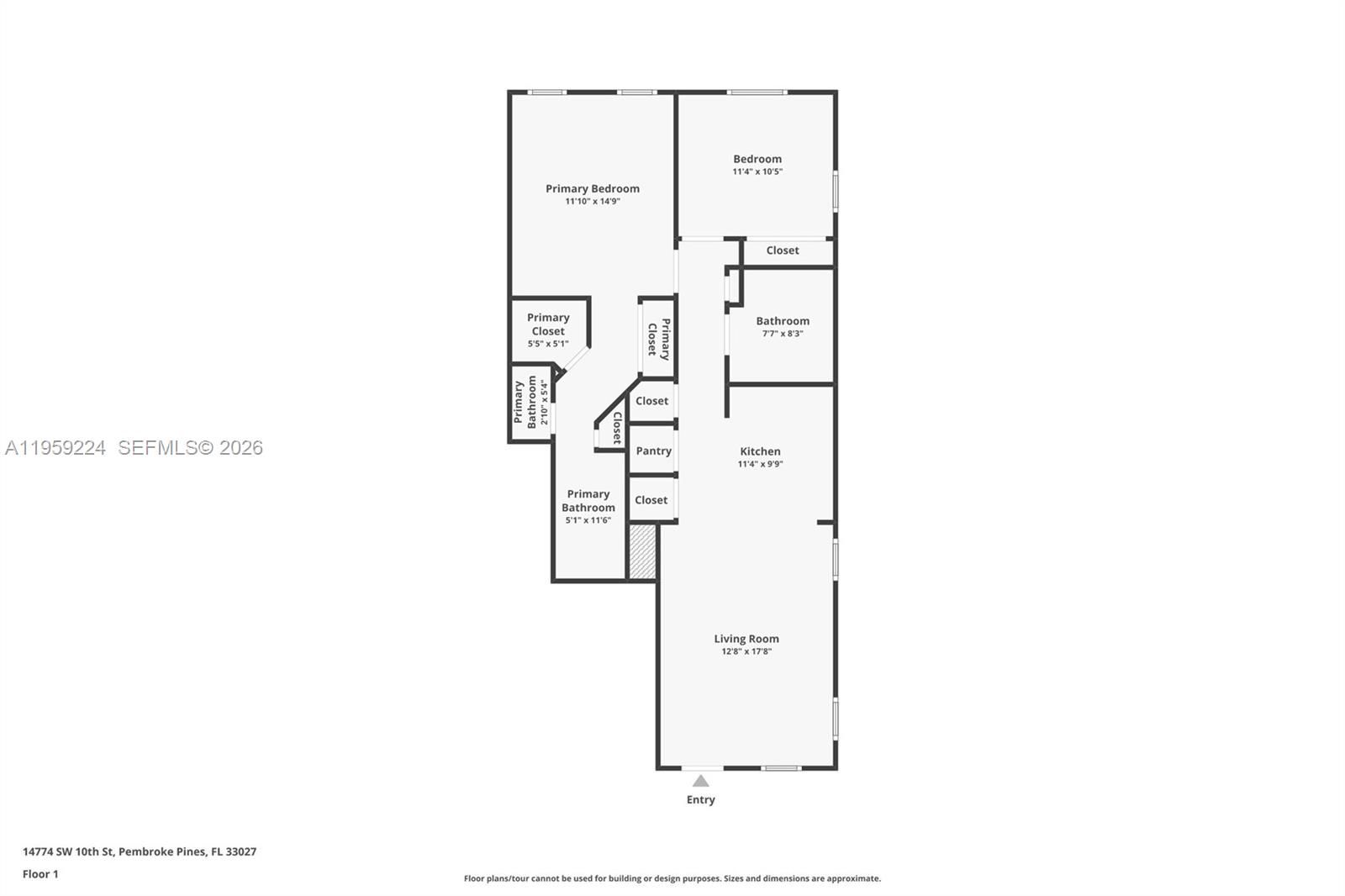 14774 SW 10th St #10502, Pembroke Pines FL 33027