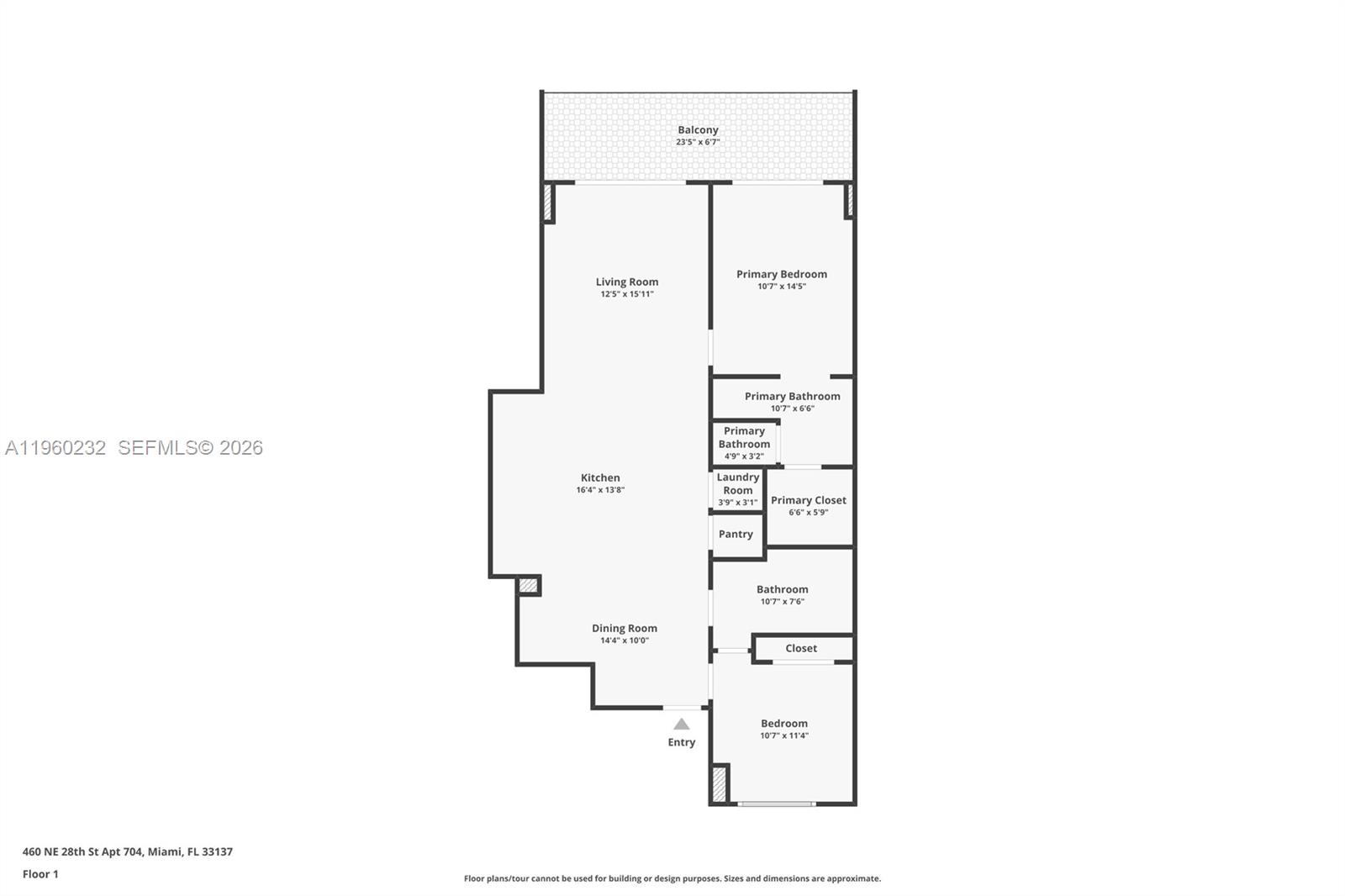 460 NE 28 #704, Miami FL 33137