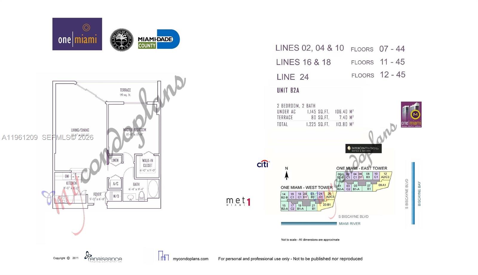 325 S Biscayne Blvd #3116, Miami FL 33131