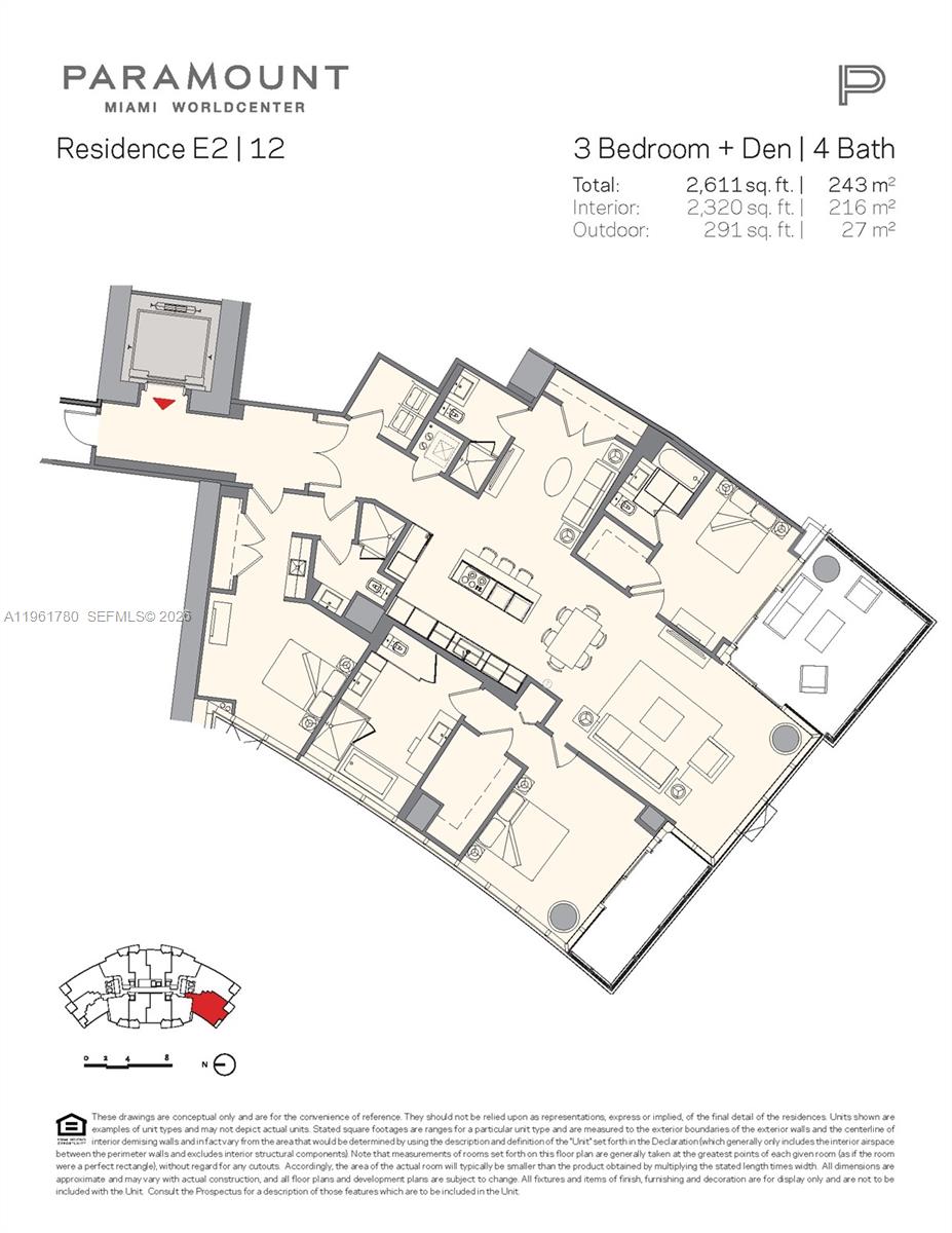 851 NE 1st Ave #3212, Miami FL 33132