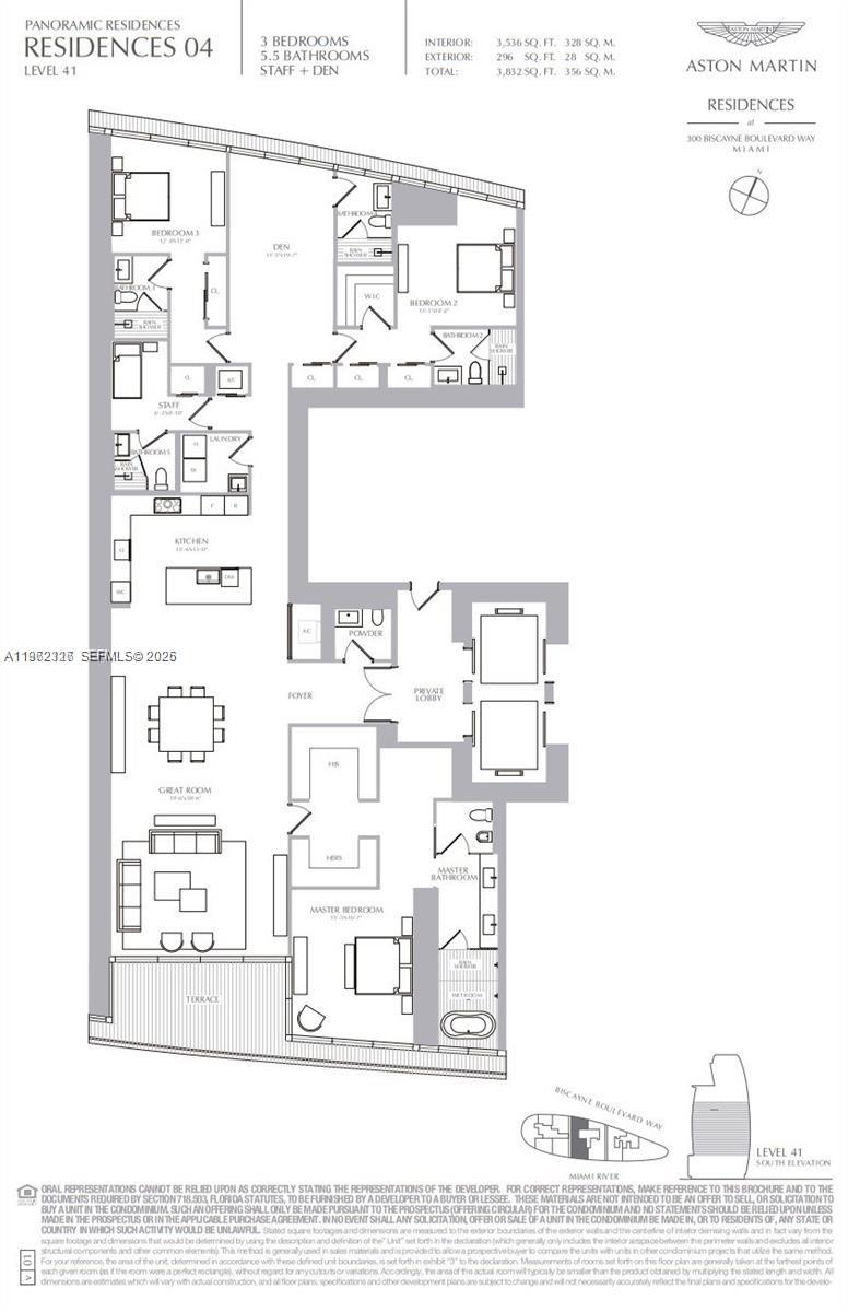 300 N Biscayne Boulevard Way #4104C, Miami FL 33131