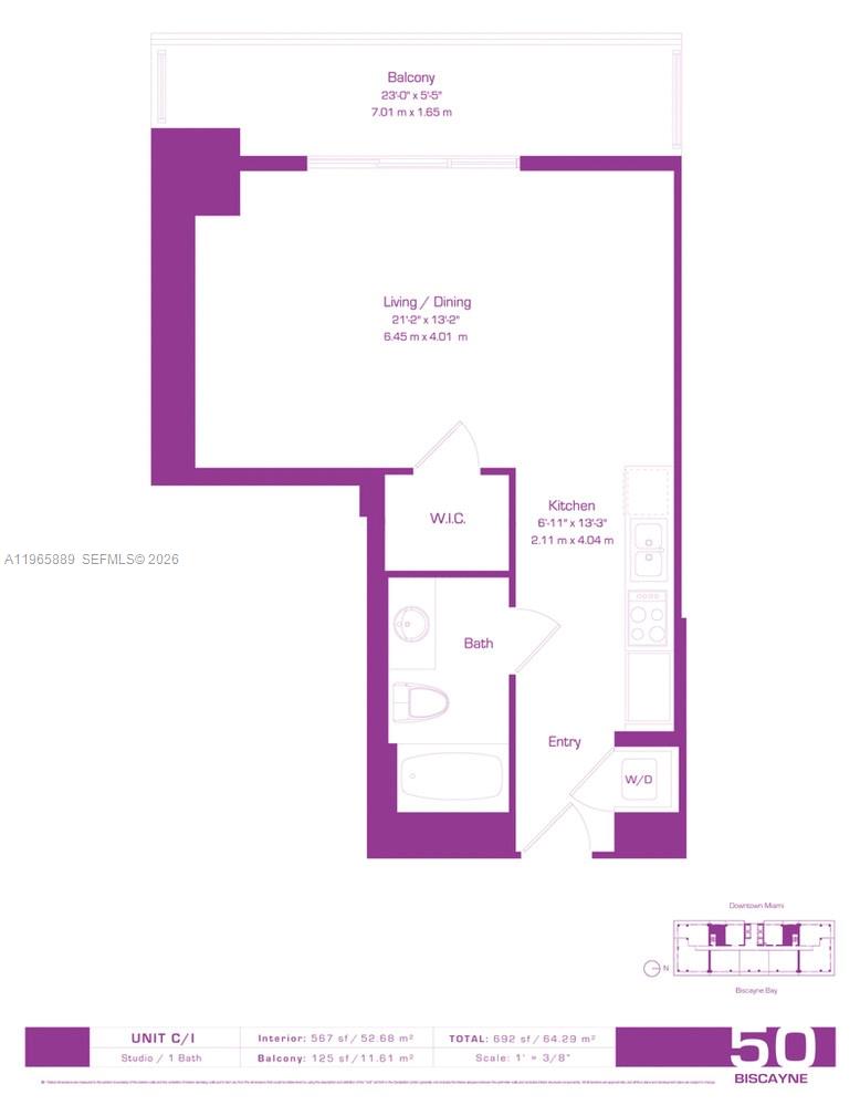 50 Biscayne Blvd #4209, Miami FL 33132