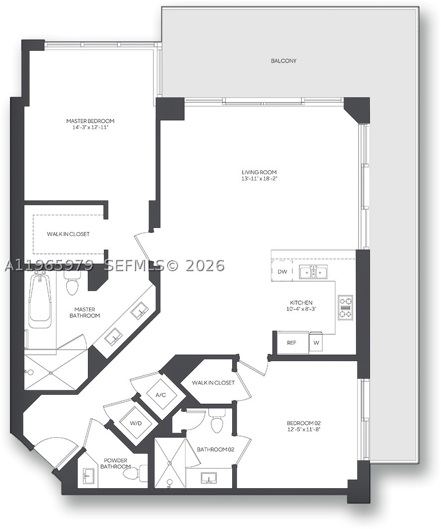 68 SE 6th St #1201, Miami FL 33131