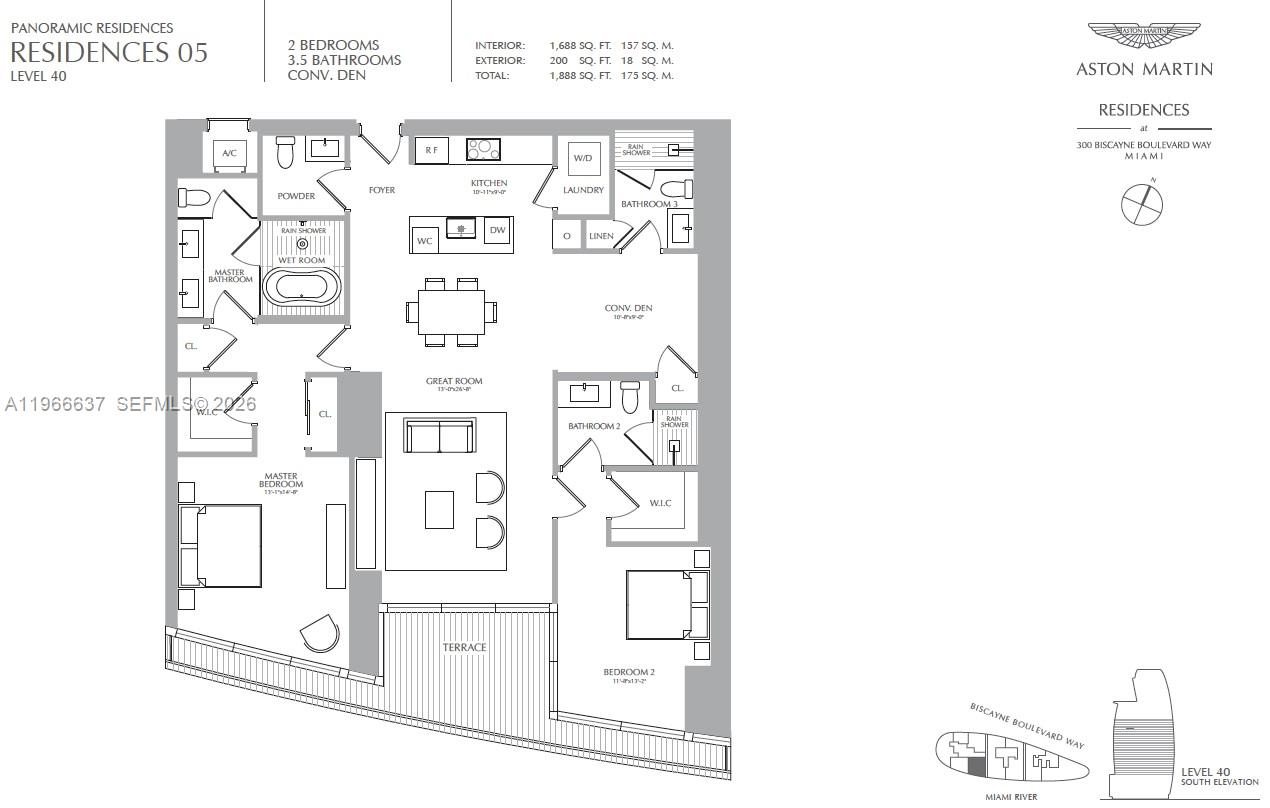 300 Biscayne Blvd Way #4005, Miami FL 33131