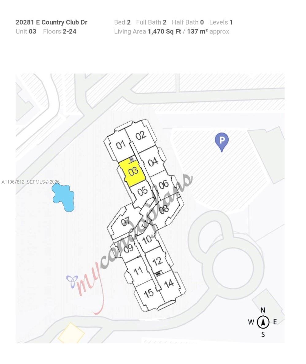 20281 E Country Club Dr #403, Aventura FL 33180