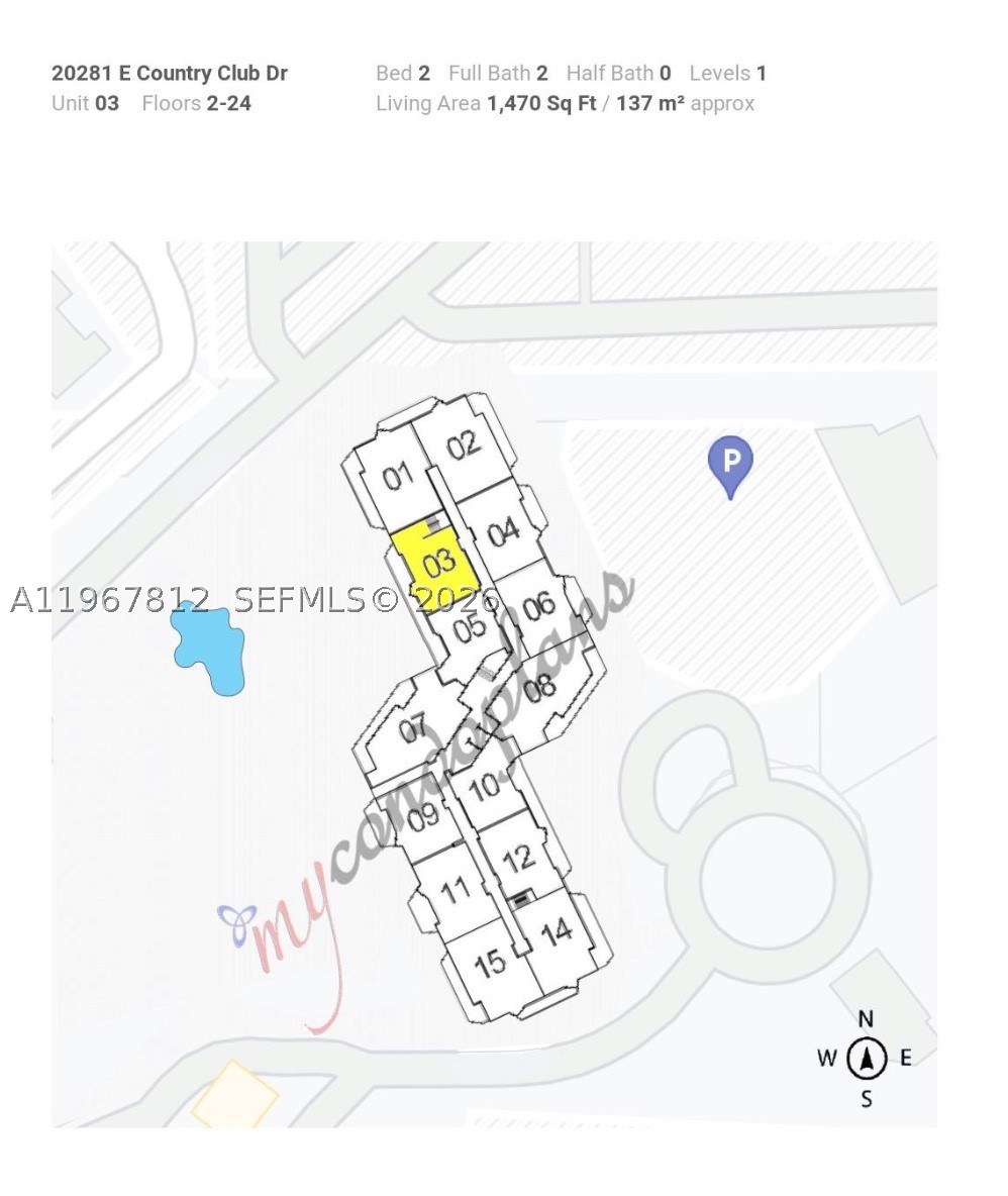 20281 E Country Club Dr #403, Aventura FL 33180