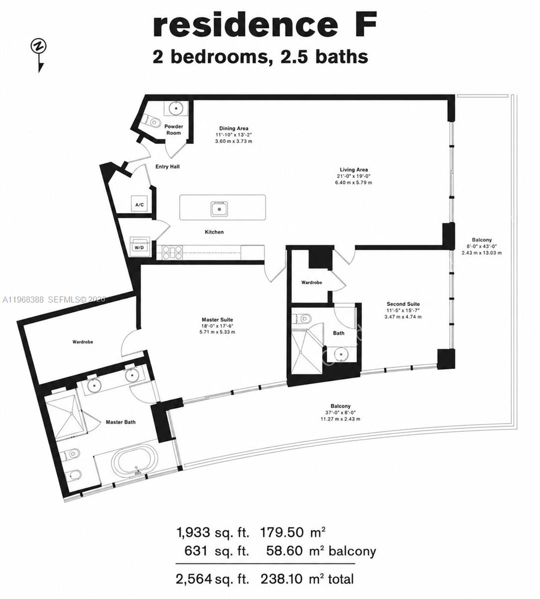 450 Alton Rd #1202, Miami Beach FL 33139