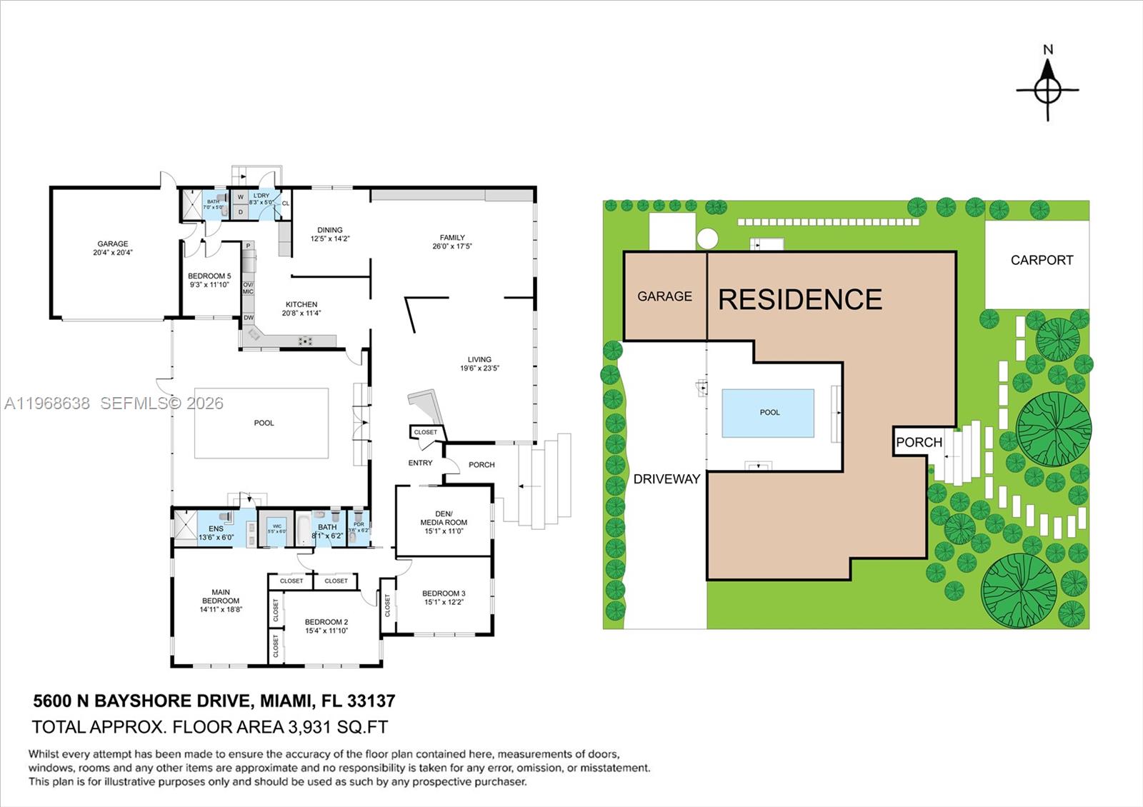5600 N Bayshore Dr, Miami FL 33137