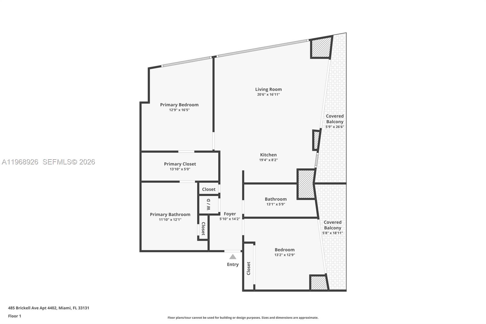 485 Brickell Ave #4402, Miami FL 33131