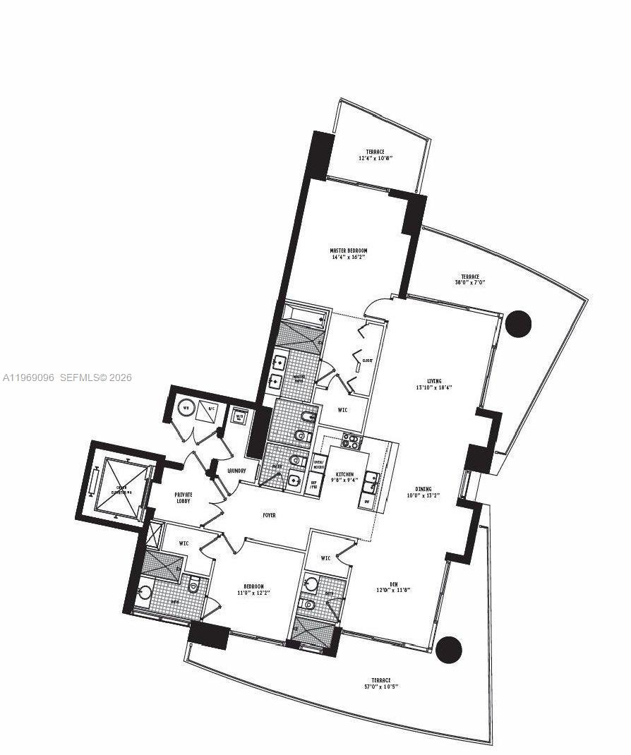 900 Biscayne Blvd #2401, Miami FL 33132