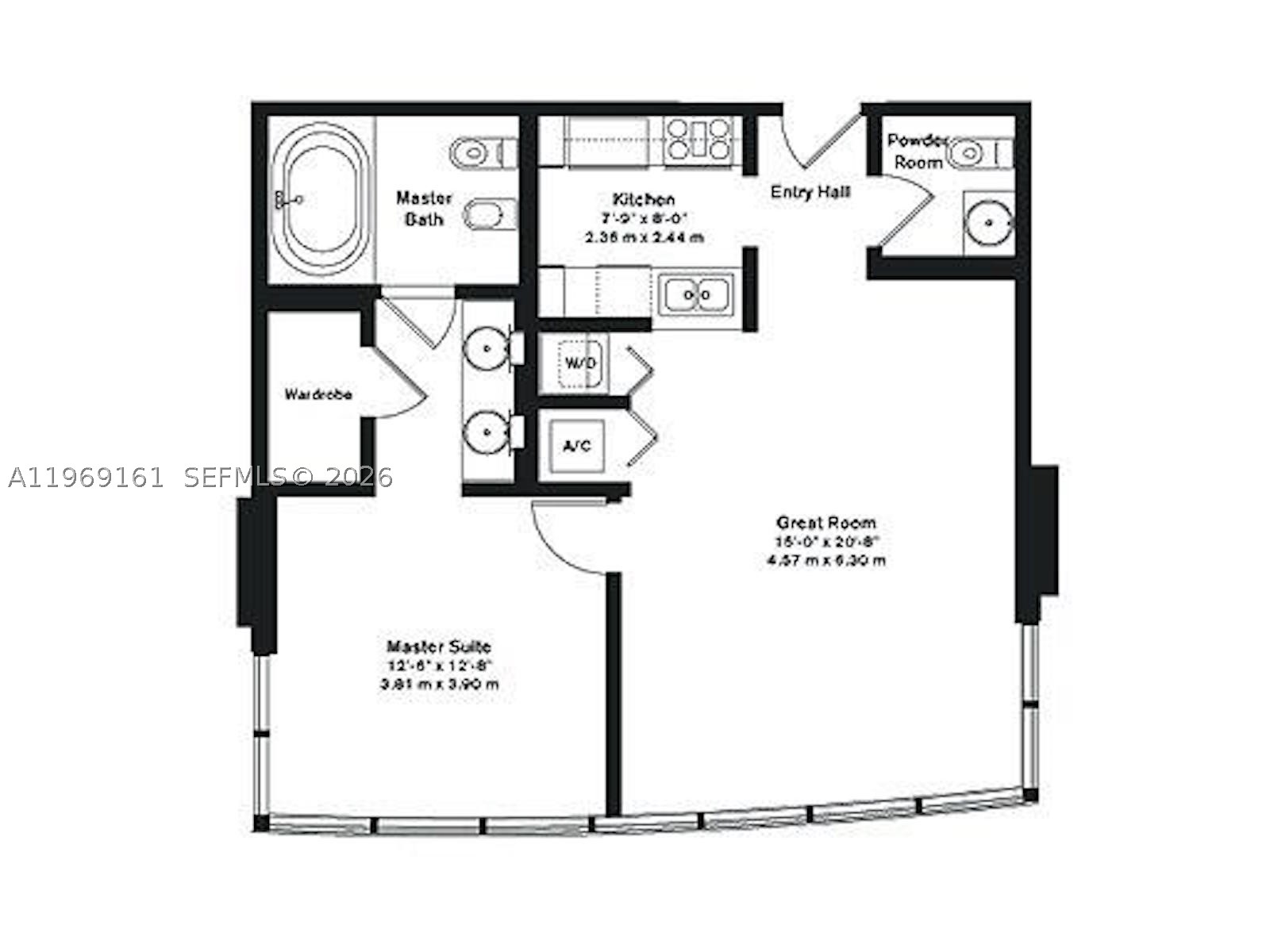 450 Alton Rd #3208, Miami Beach FL 33139