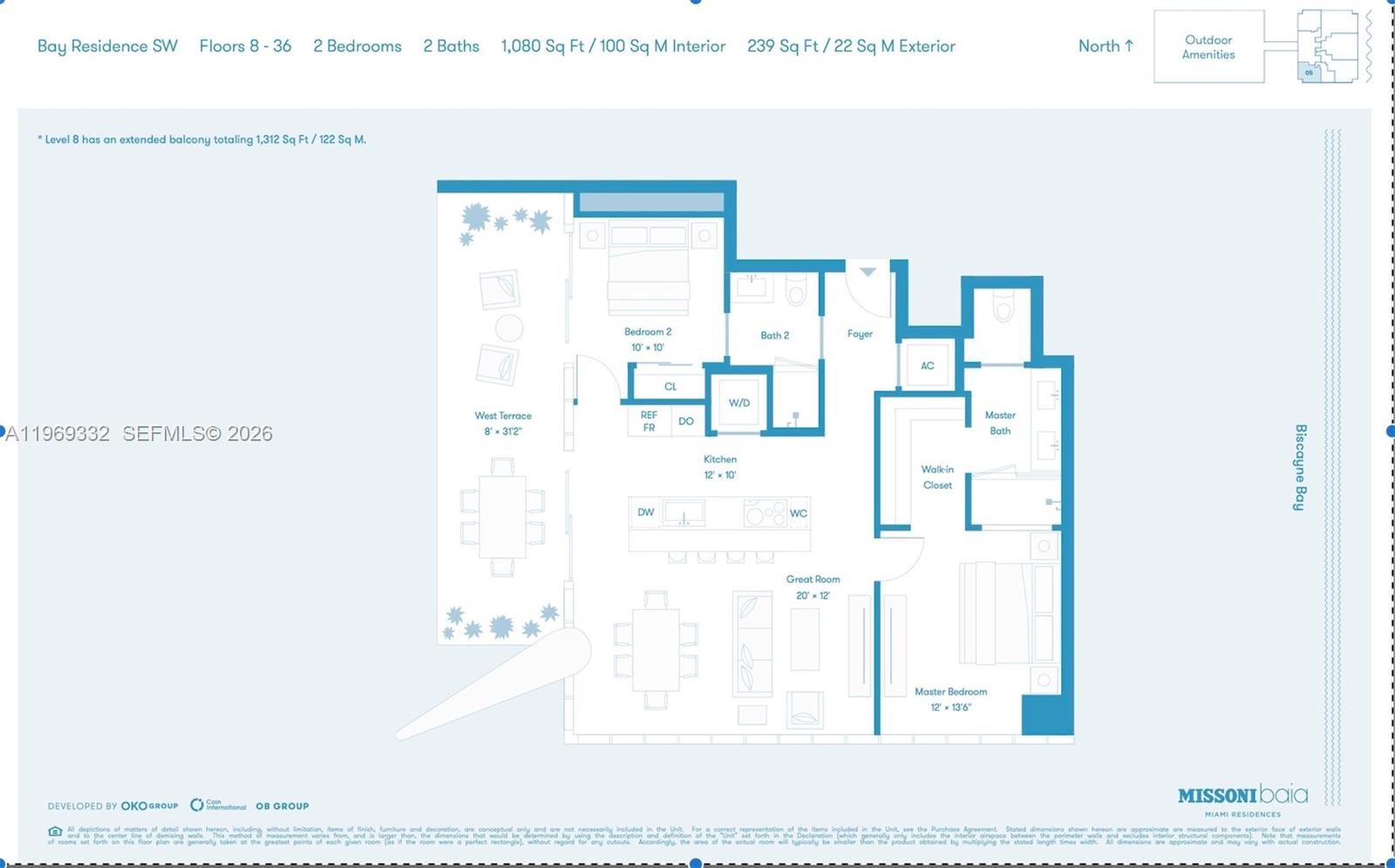 700 NE 26th Ter #2205, Miami FL 33137