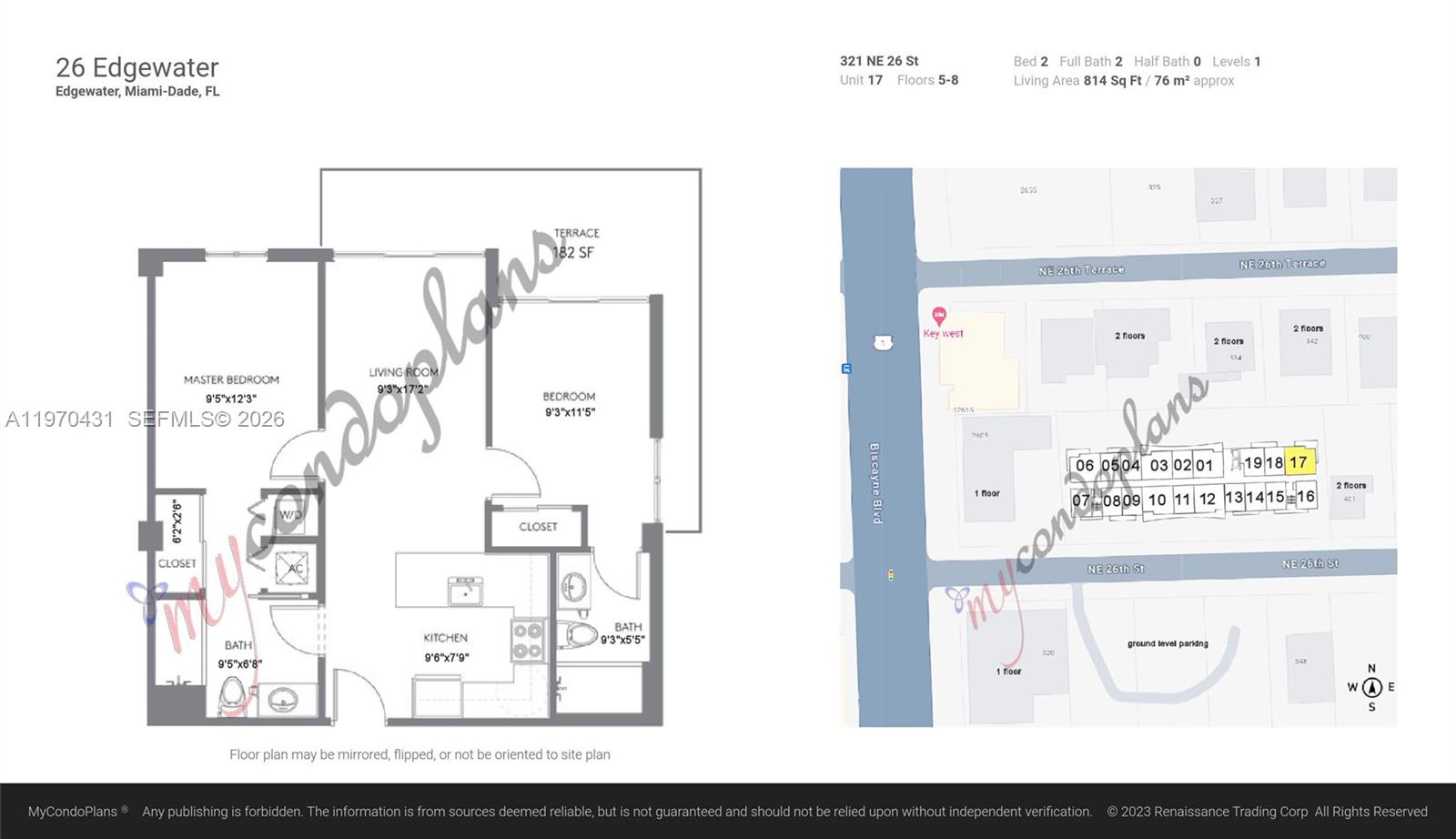 321 NE 26th St #617, Miami FL 33137