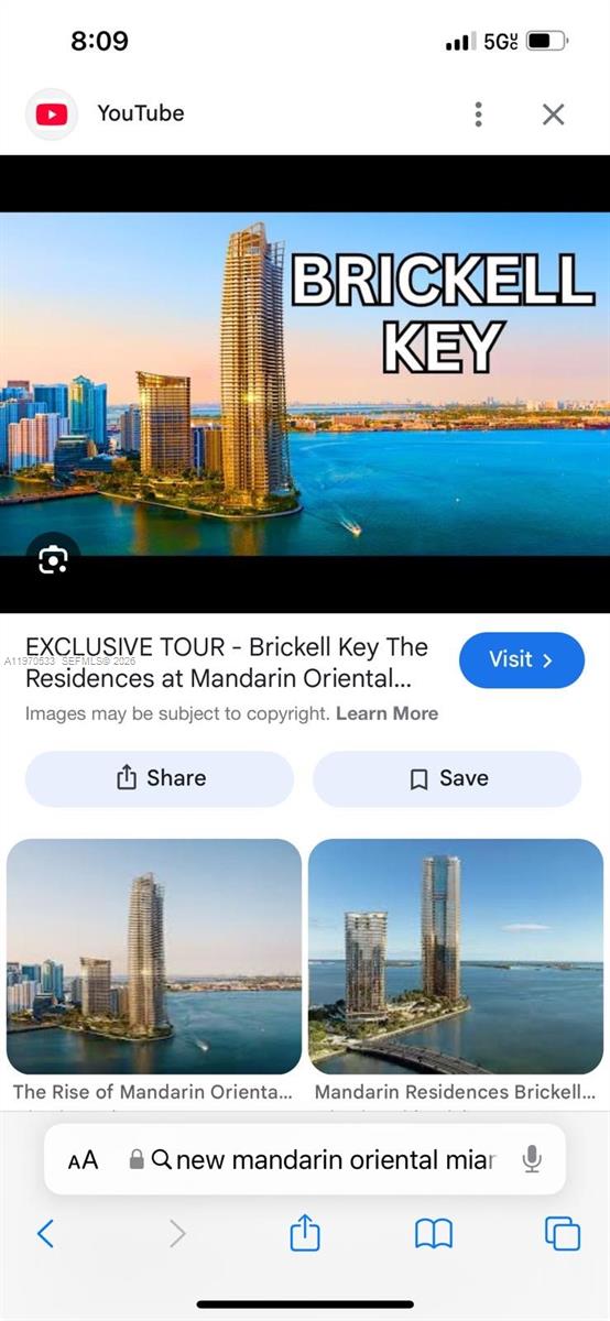 520 Brickell Key Dr #A610, Miami FL 33131