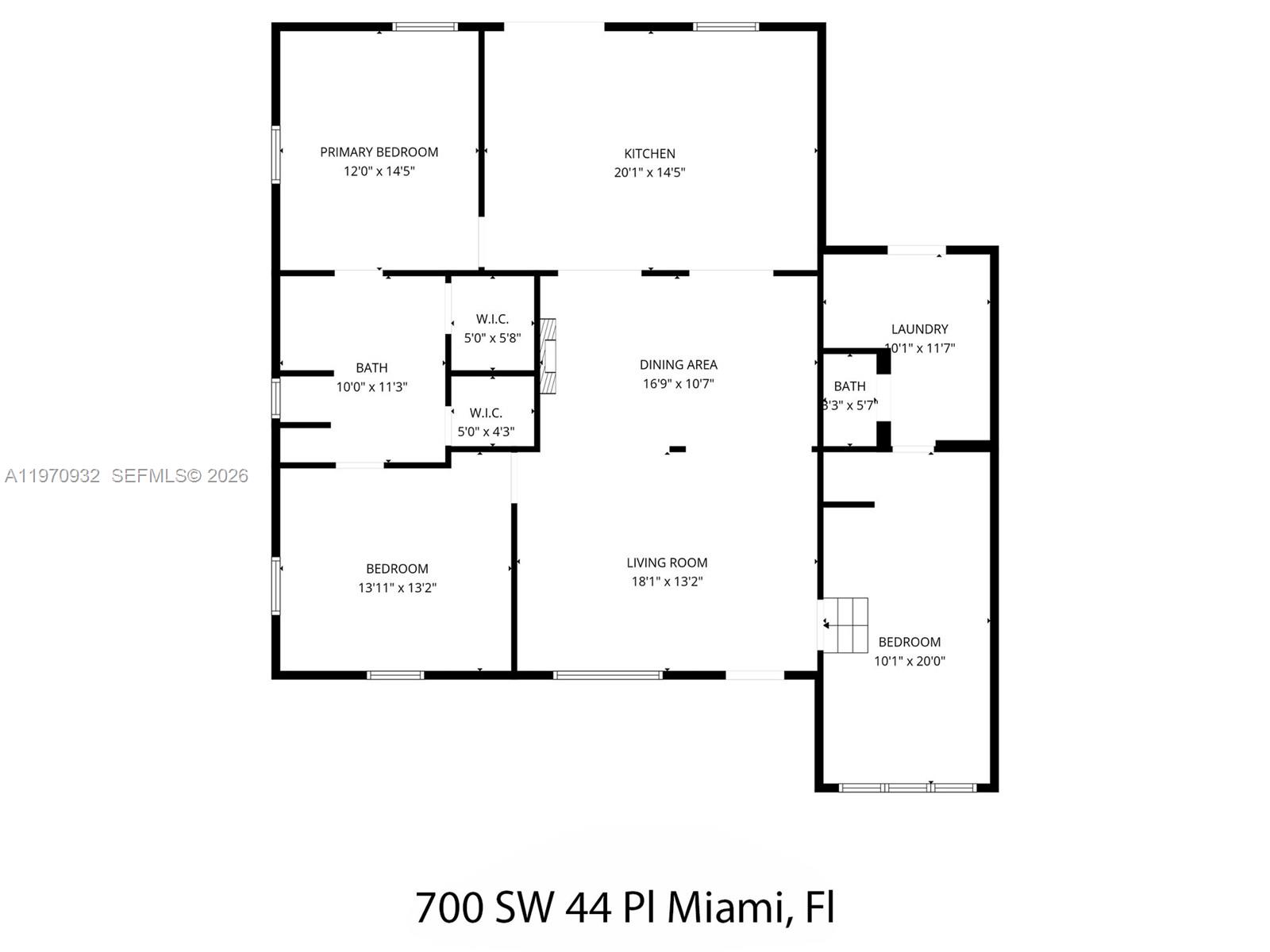 700 SW 44th Pl, Miami FL 33134