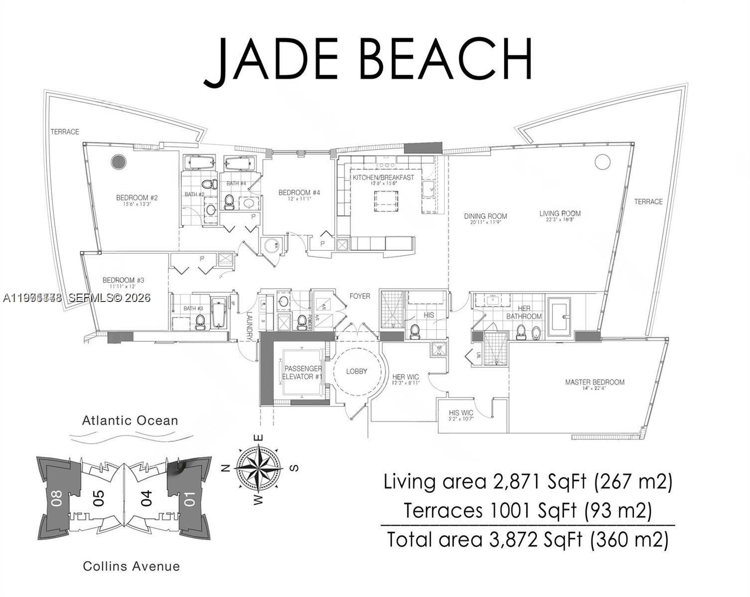 17001 Collins Ave #4608, Sunny Isles Beach FL 33160