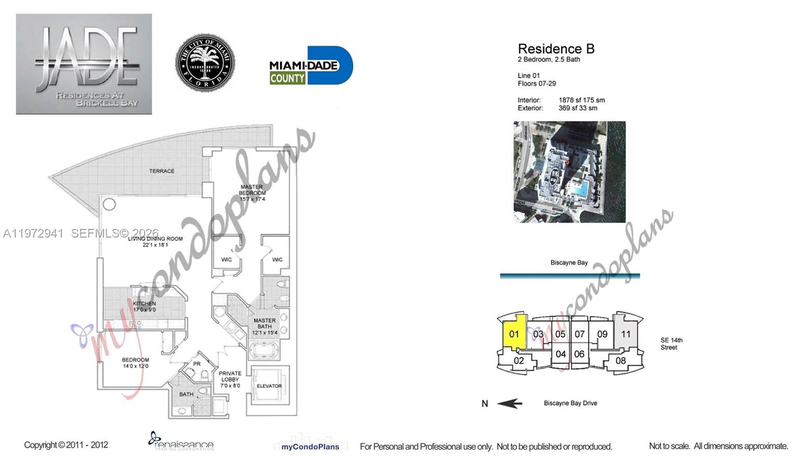 1331 Brickell Bay Dr #1901, Miami FL 33131