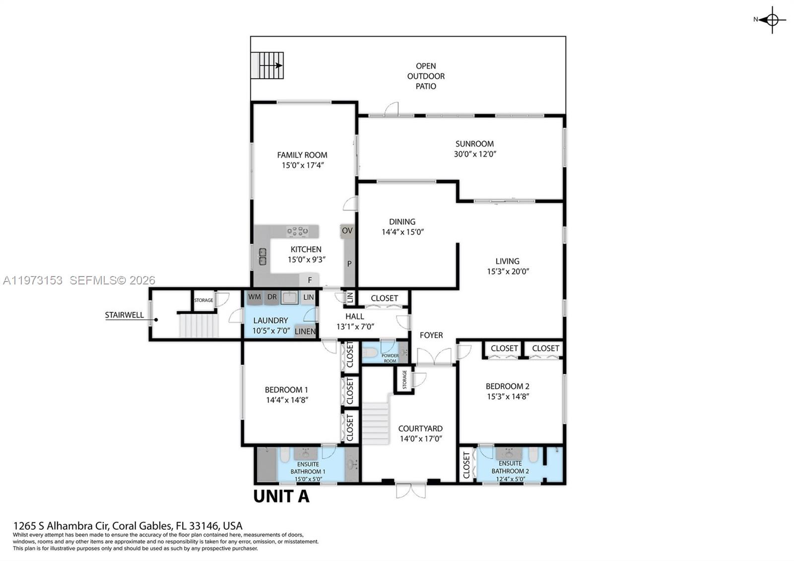 1265 S Alhambra Cir #A, Coral Gables FL 33146