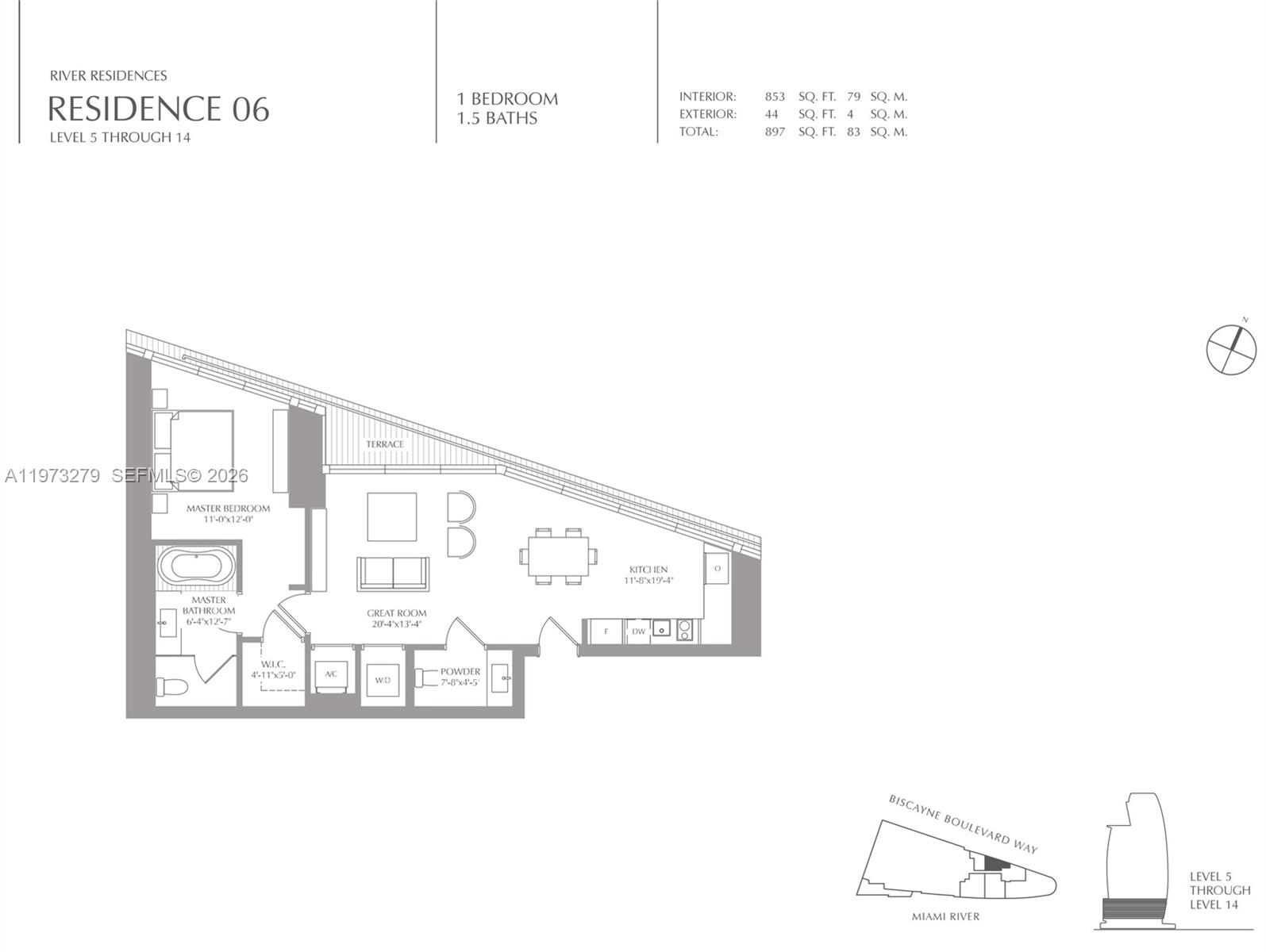 300 Biscayne Boulevard Way #506E, Miami FL 33131