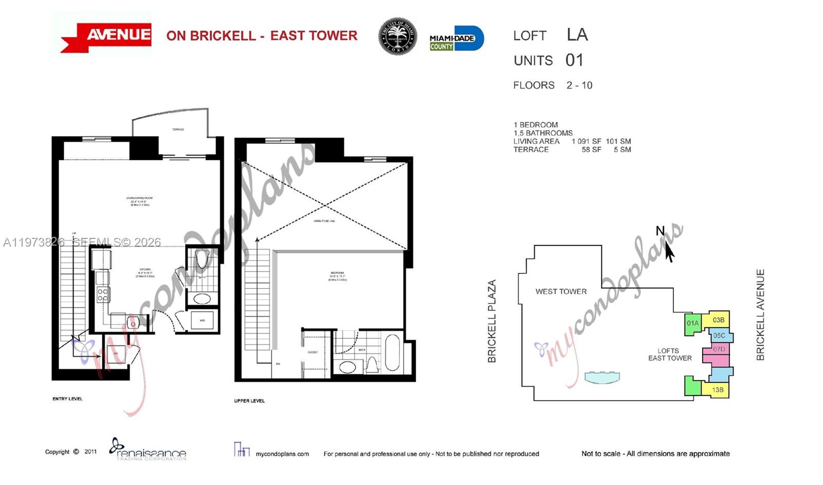 1060 Brickell Ave #201, Miami FL 33131