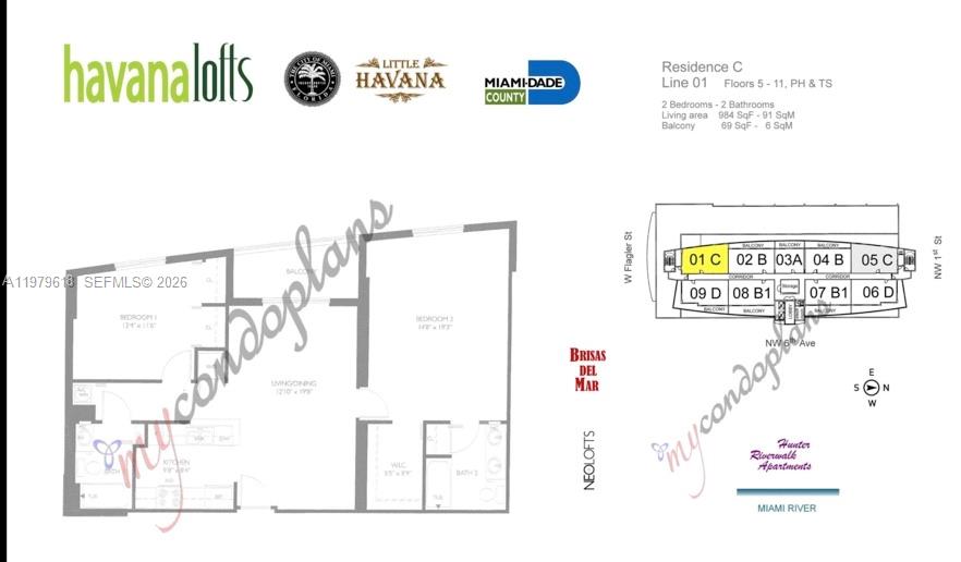 36 NW 6th Ave #801, Miami FL 33128