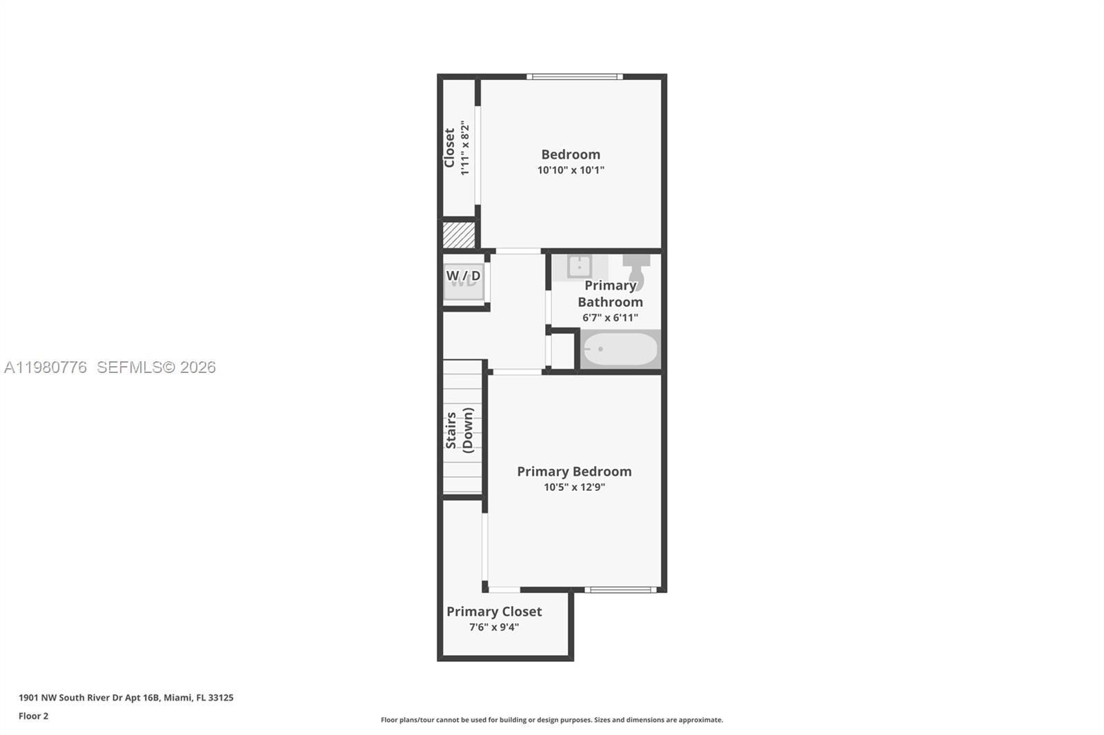 1901 NW S River Dr #16B, Miami FL 33125