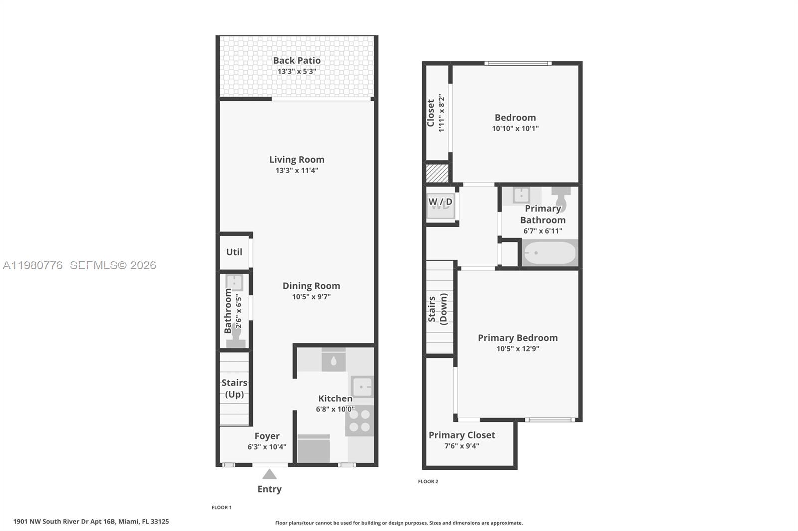 1901 NW S River Dr #16B, Miami FL 33125