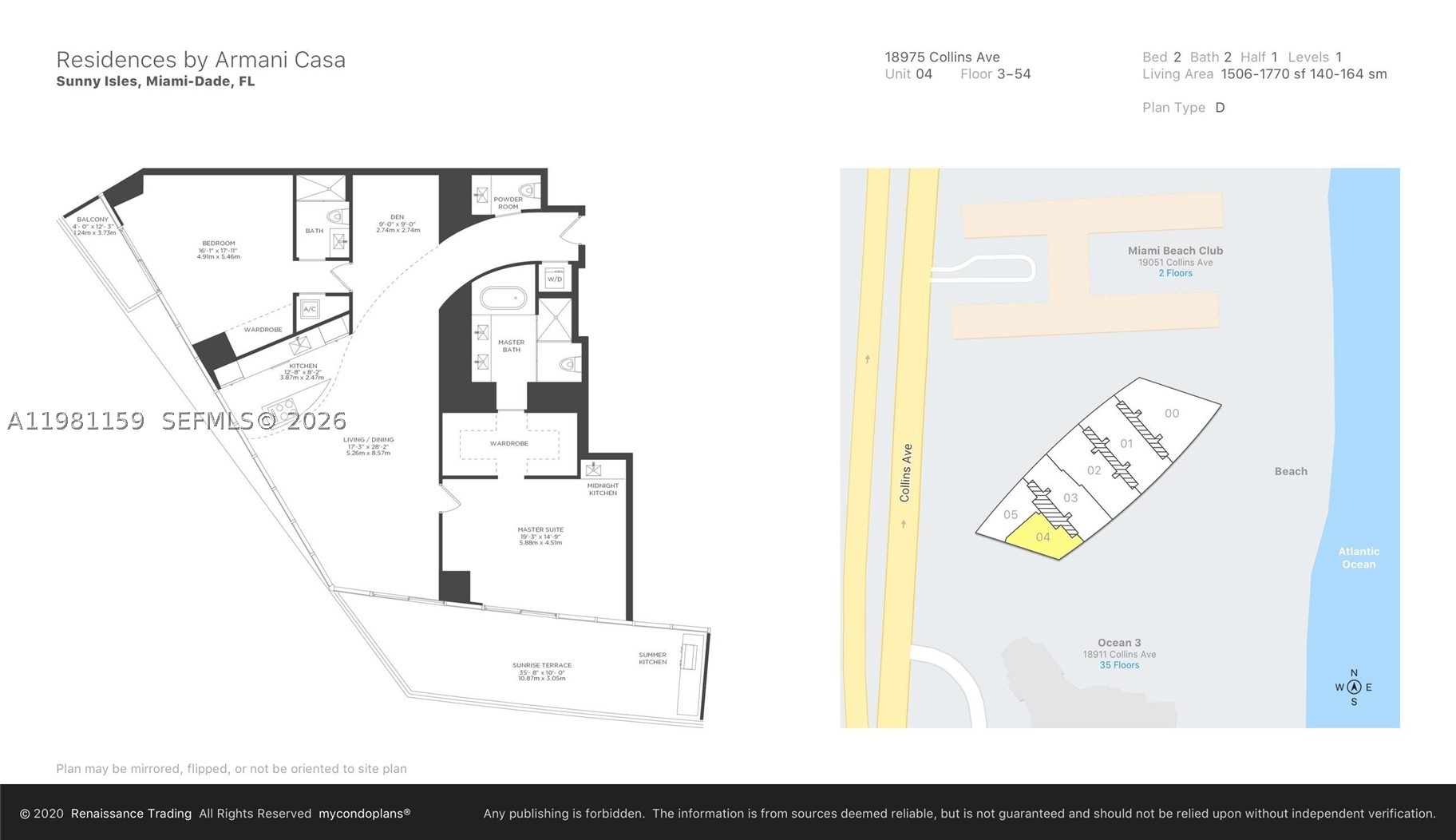 18975 Collins Ave #2504, Sunny Isles Beach FL 33160