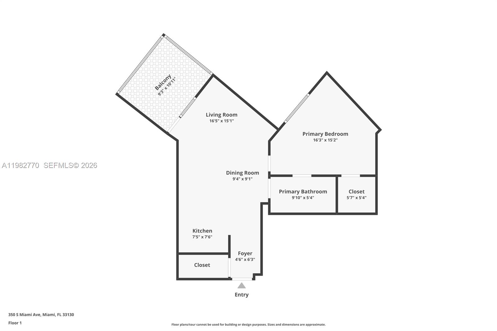 350 S Miami Ave #2412, Miami FL 33130