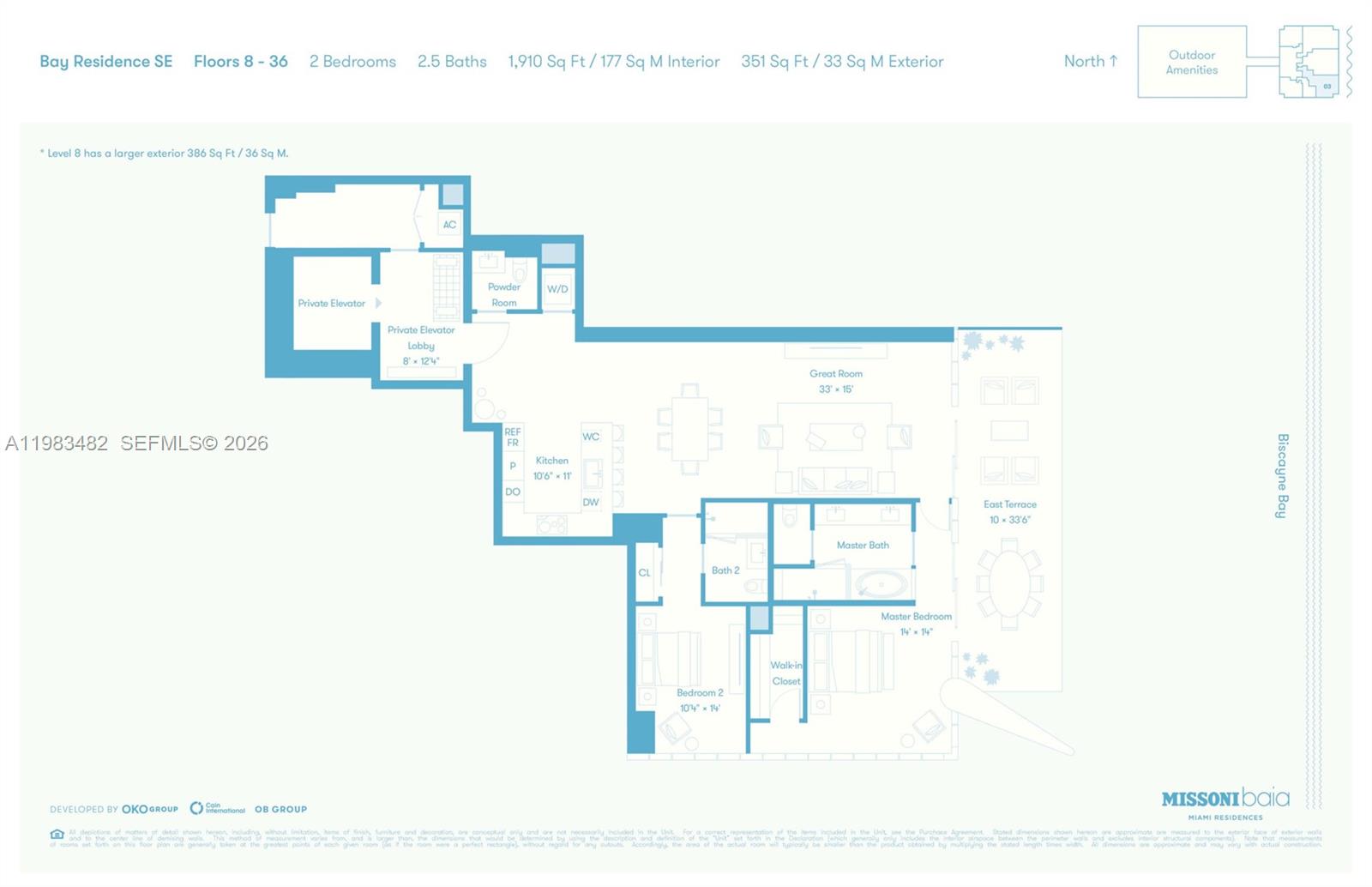 700 NE 26th Ter #1503, Miami FL 33137