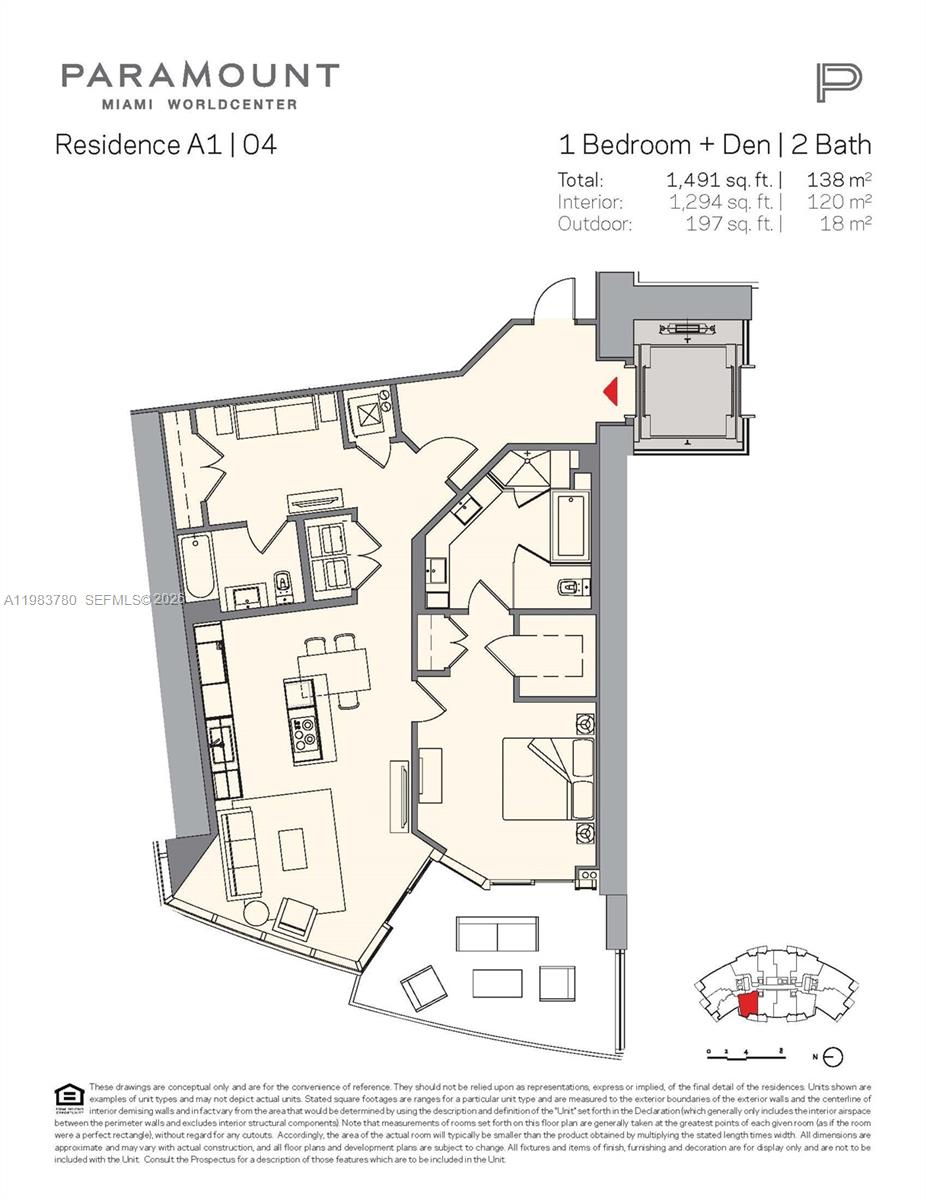 851 NE 1st Ave #2504, Miami FL 33132