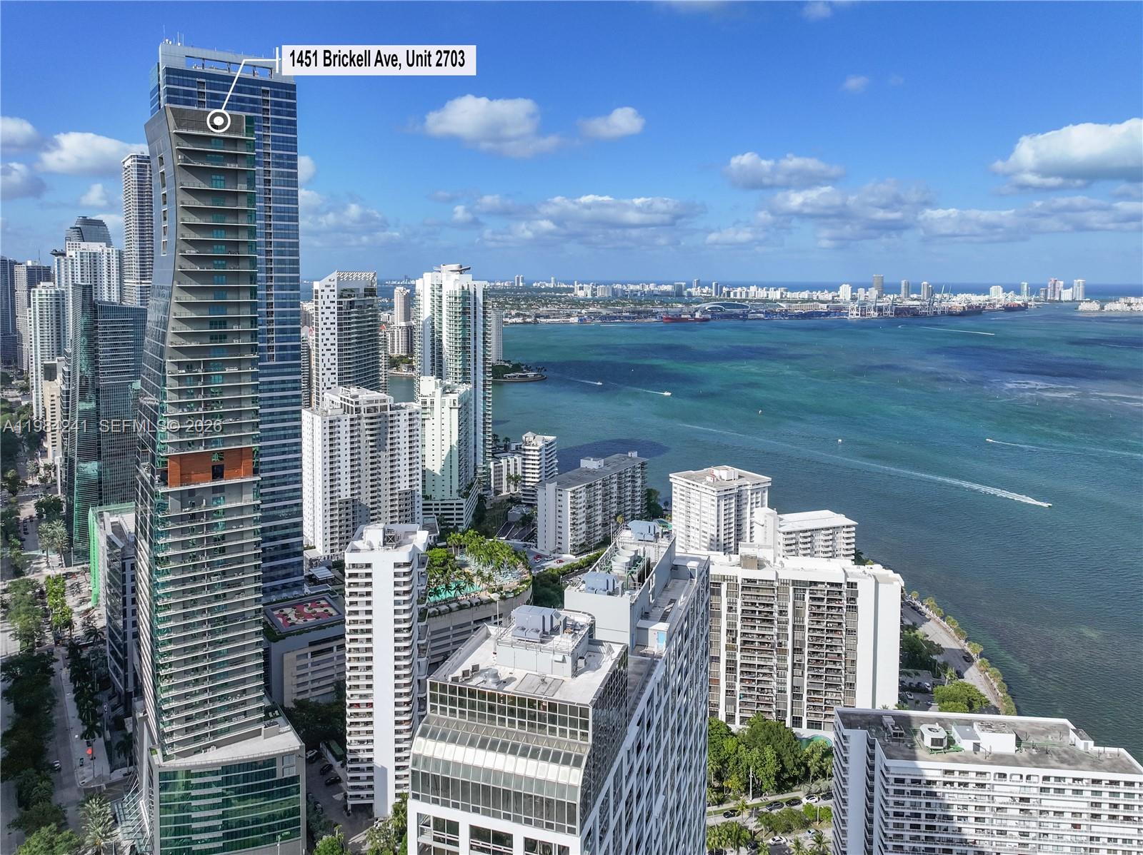 1451 Brickell Ave #2703, Miami FL 33131