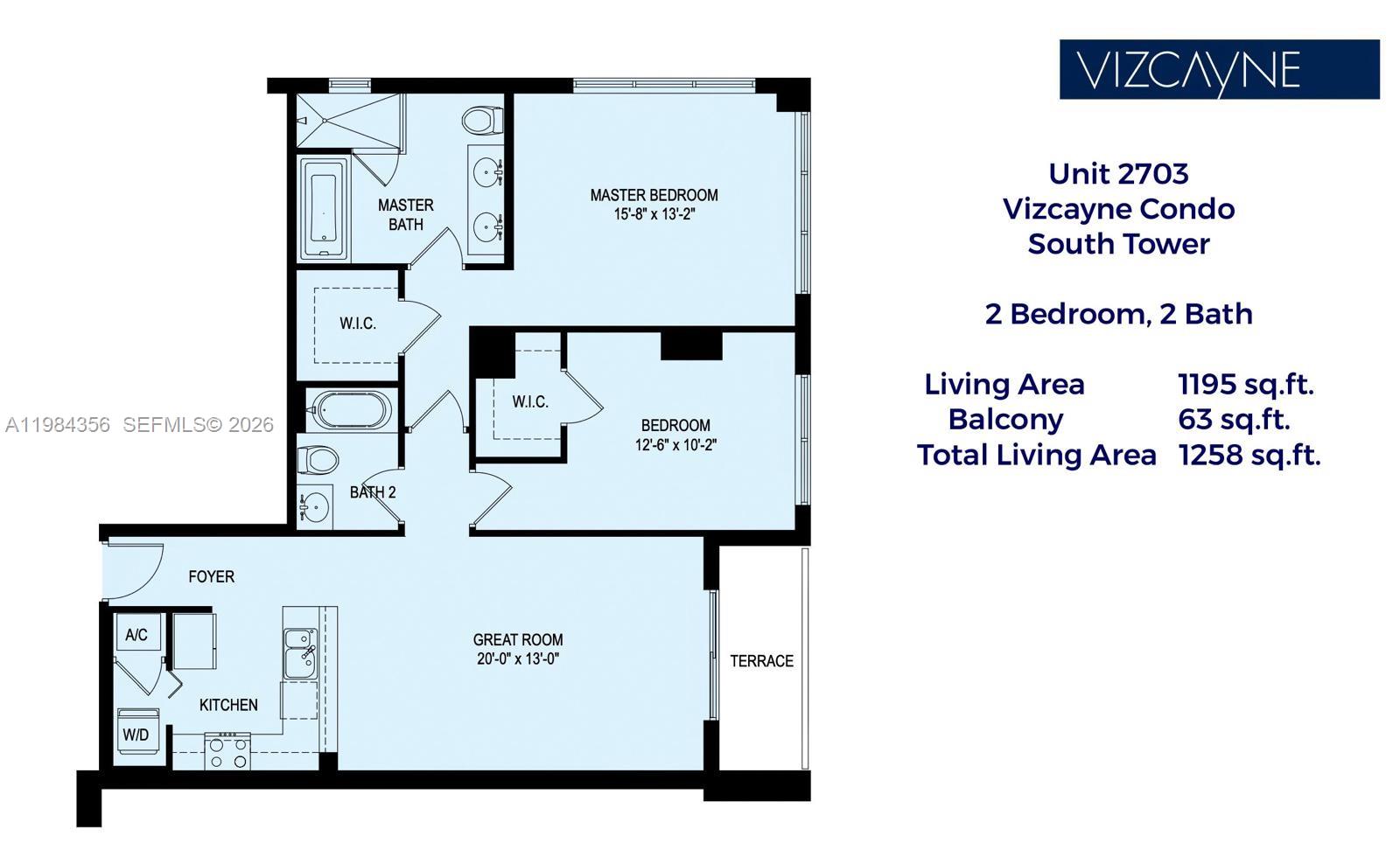 253 NE 2nd St #2703, Miami FL 33132