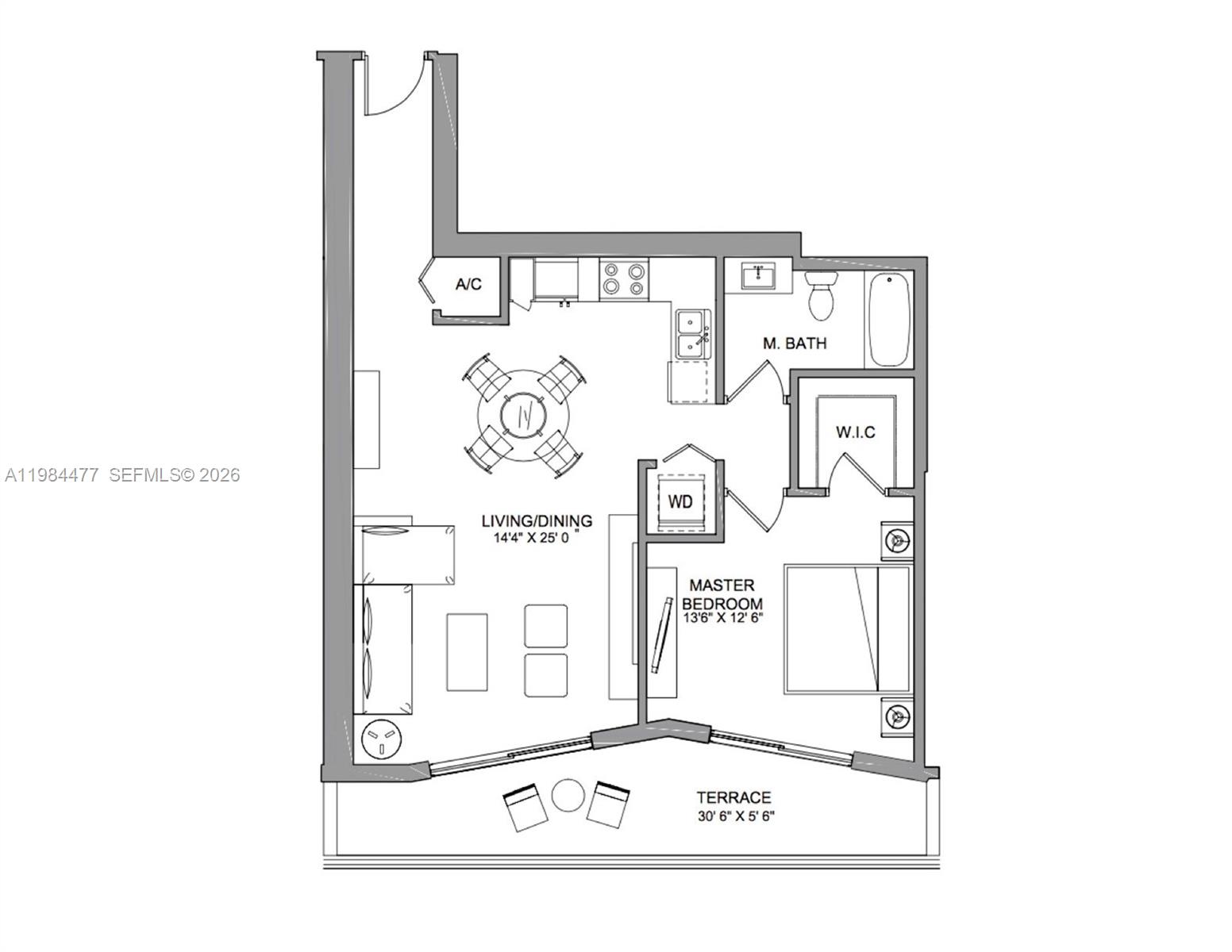 1010 SW 2nd Av #1502, Miami FL 33130