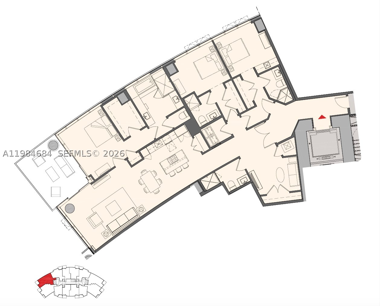 851 NE 1st Ave #3601, Miami FL 33132