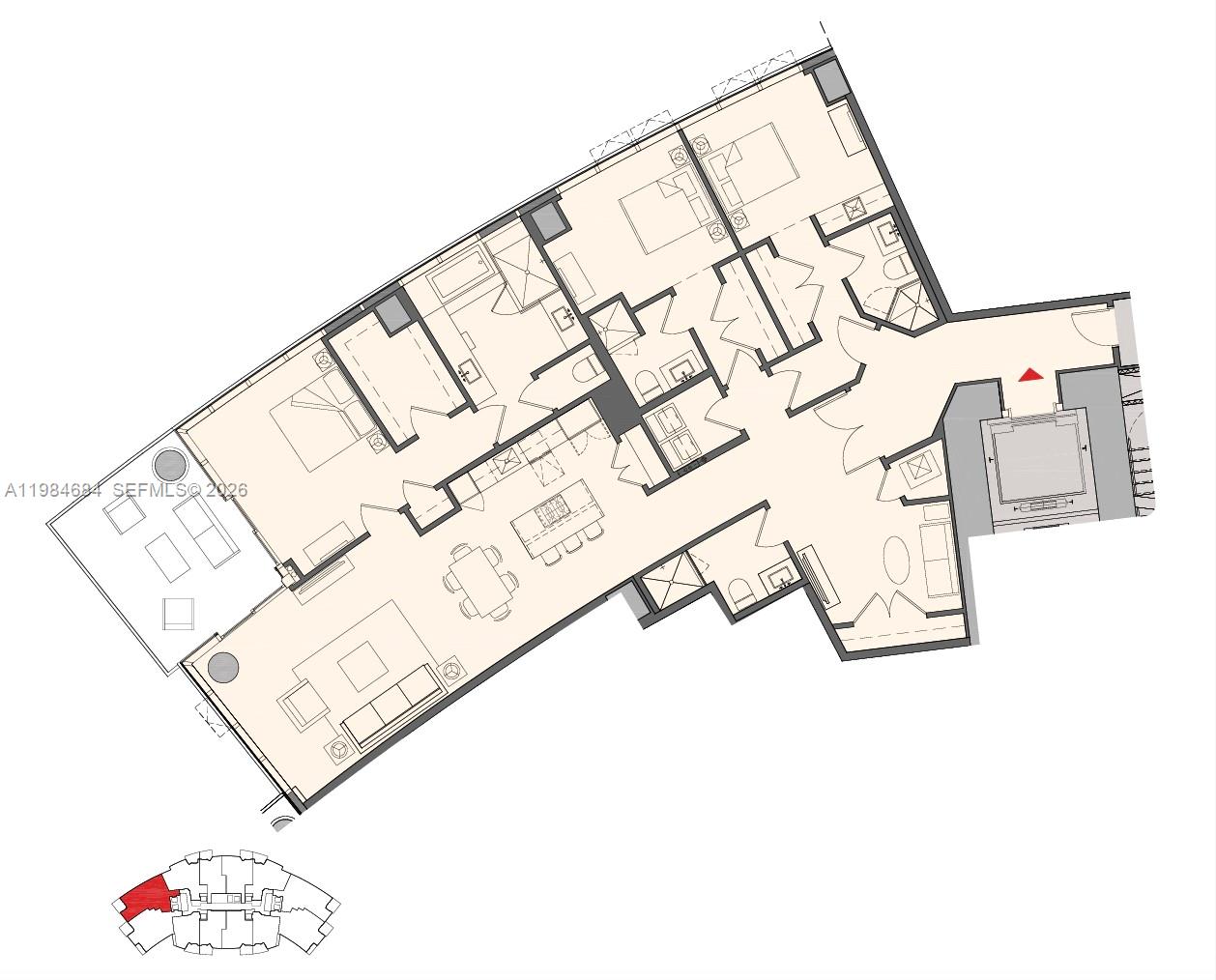 851 NE 1st Ave #3601, Miami FL 33132