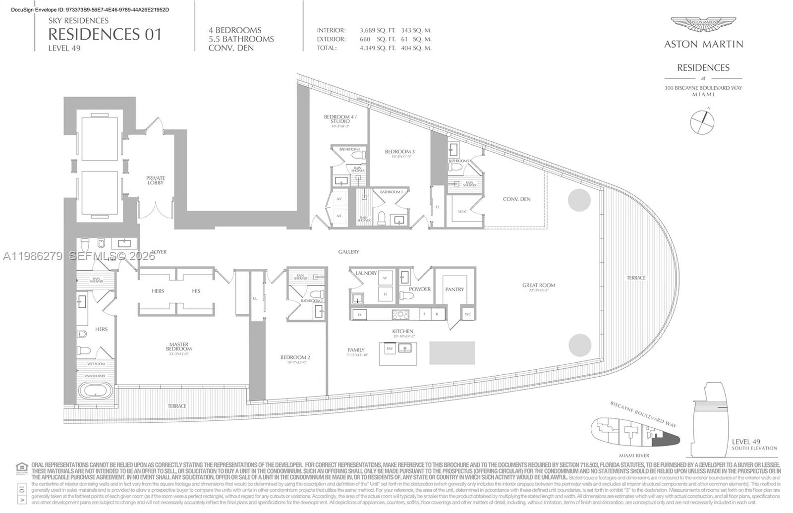 300 Biscayne Blvd Way #4901E, Miami FL 33131