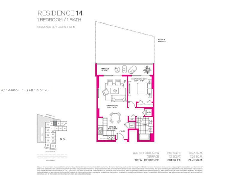 4250 BISCAYNE BLVD #1414, Miami FL 33137