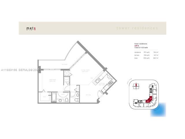 300 S Biscayne Blvd #PH-3805, Miami FL 33131
