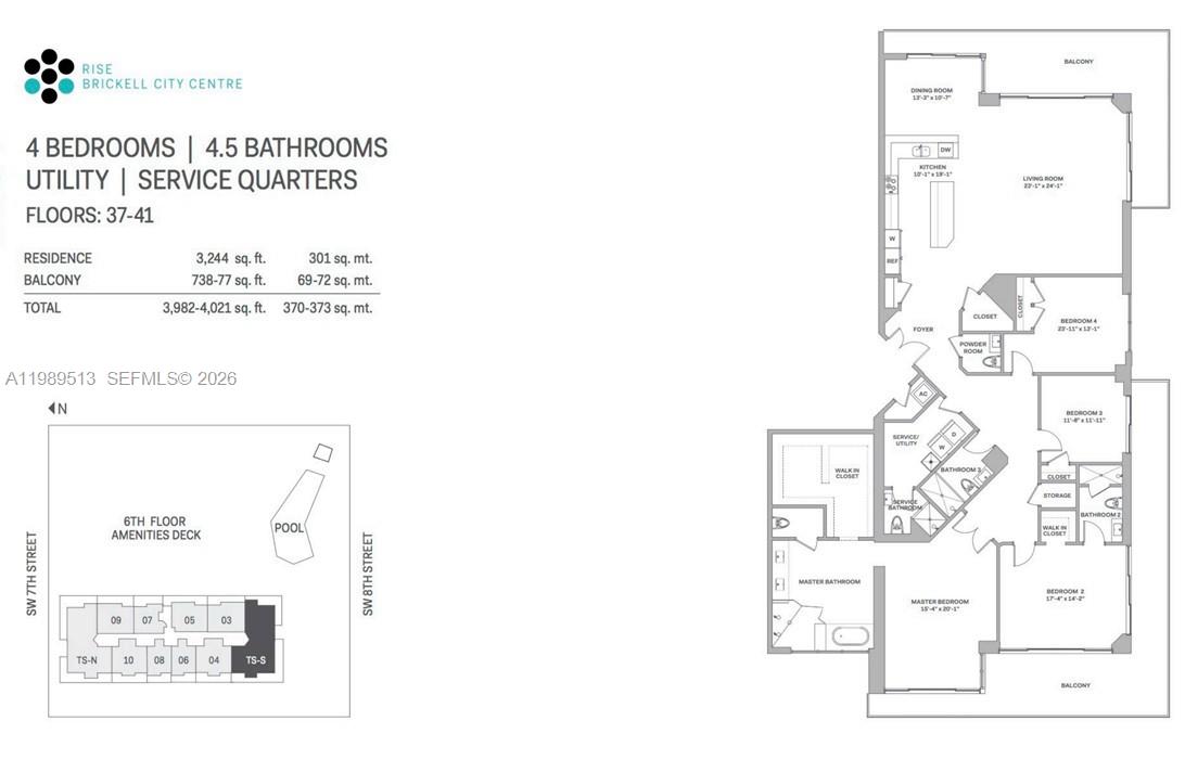 88 SW 7th St #4101, Miami FL 33130