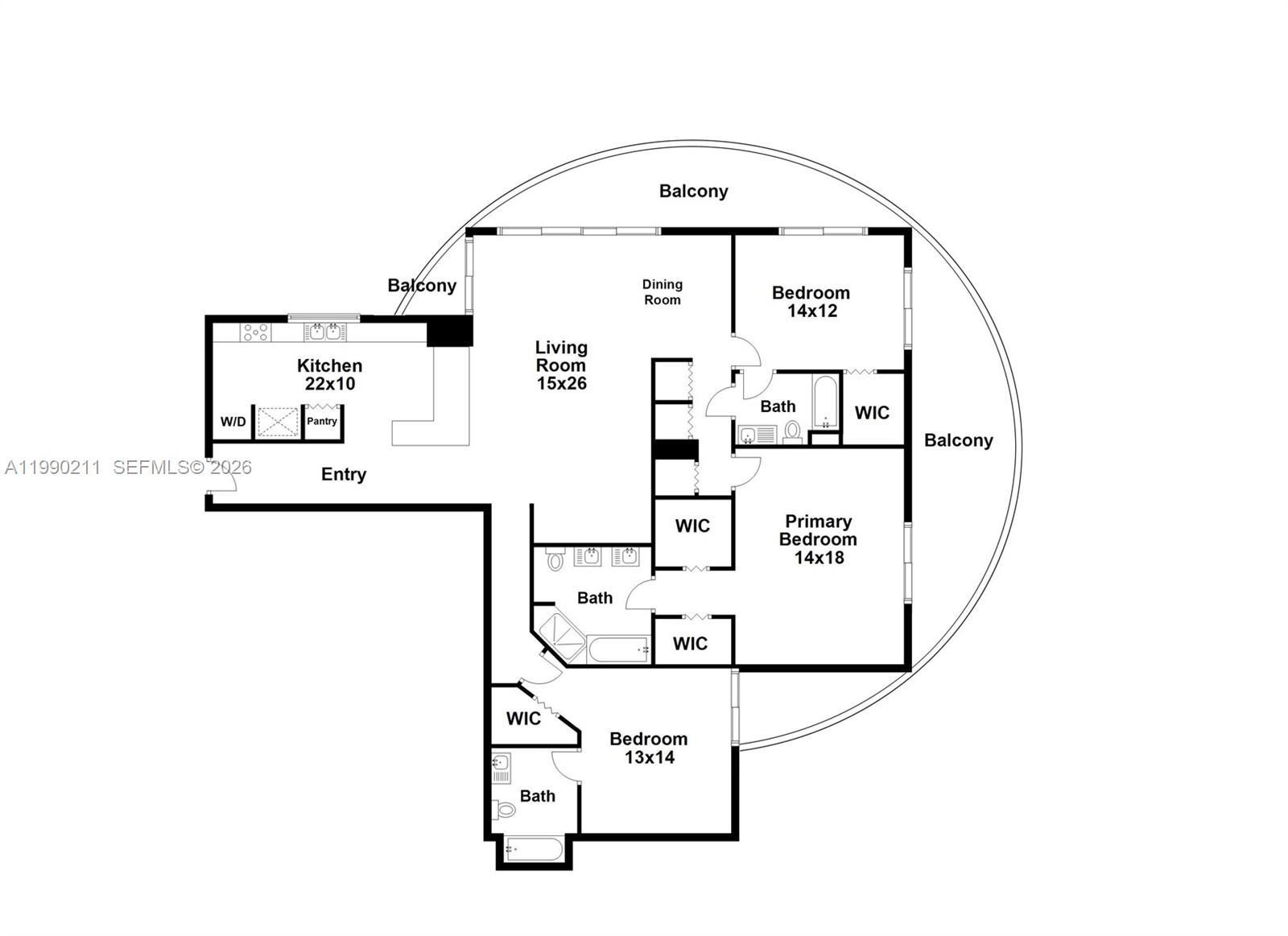 1800 N Bayshore Dr #1901, Miami FL 33132