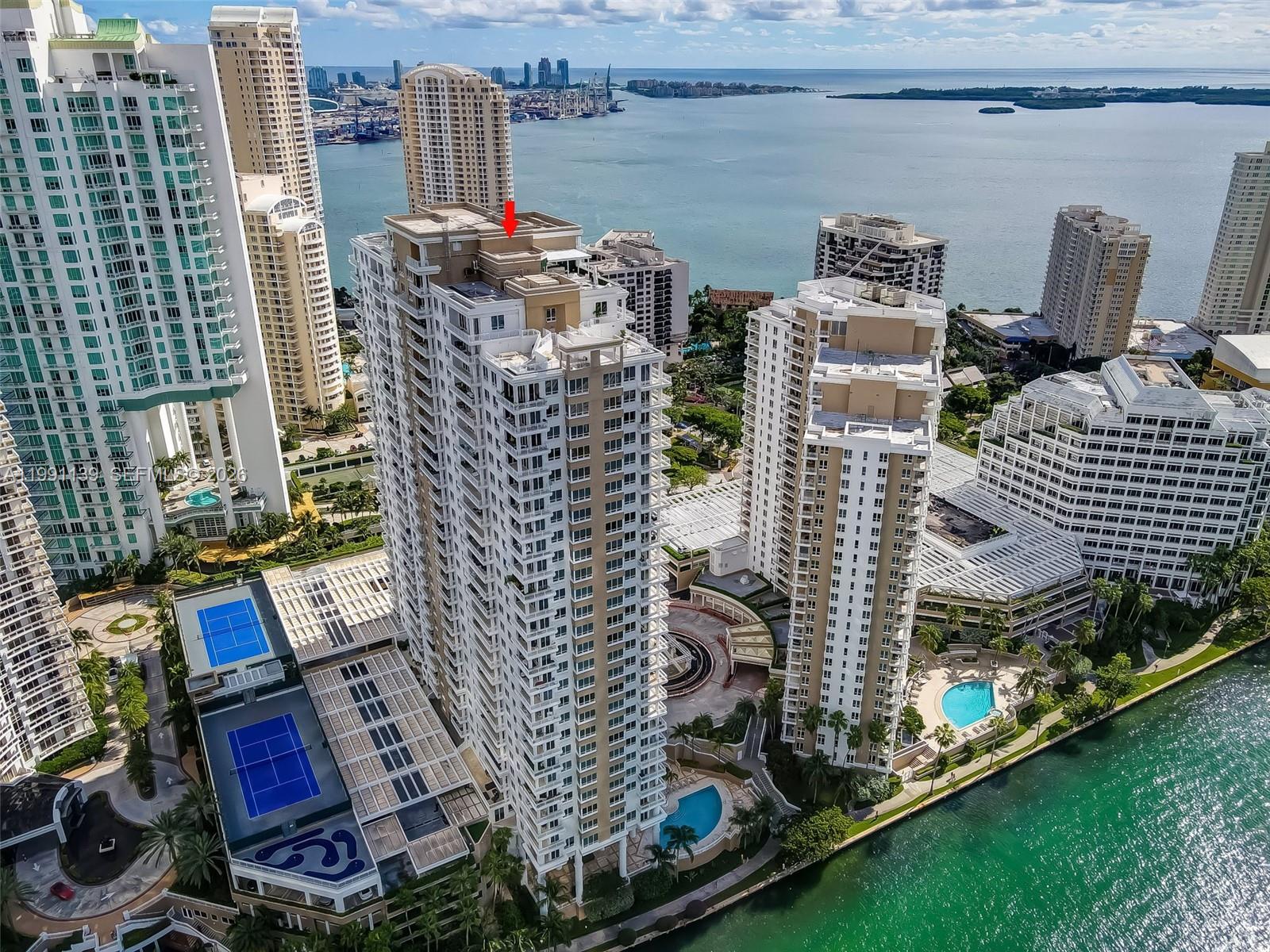 801 Brickell Key Blvd #2502, Miami FL 33131