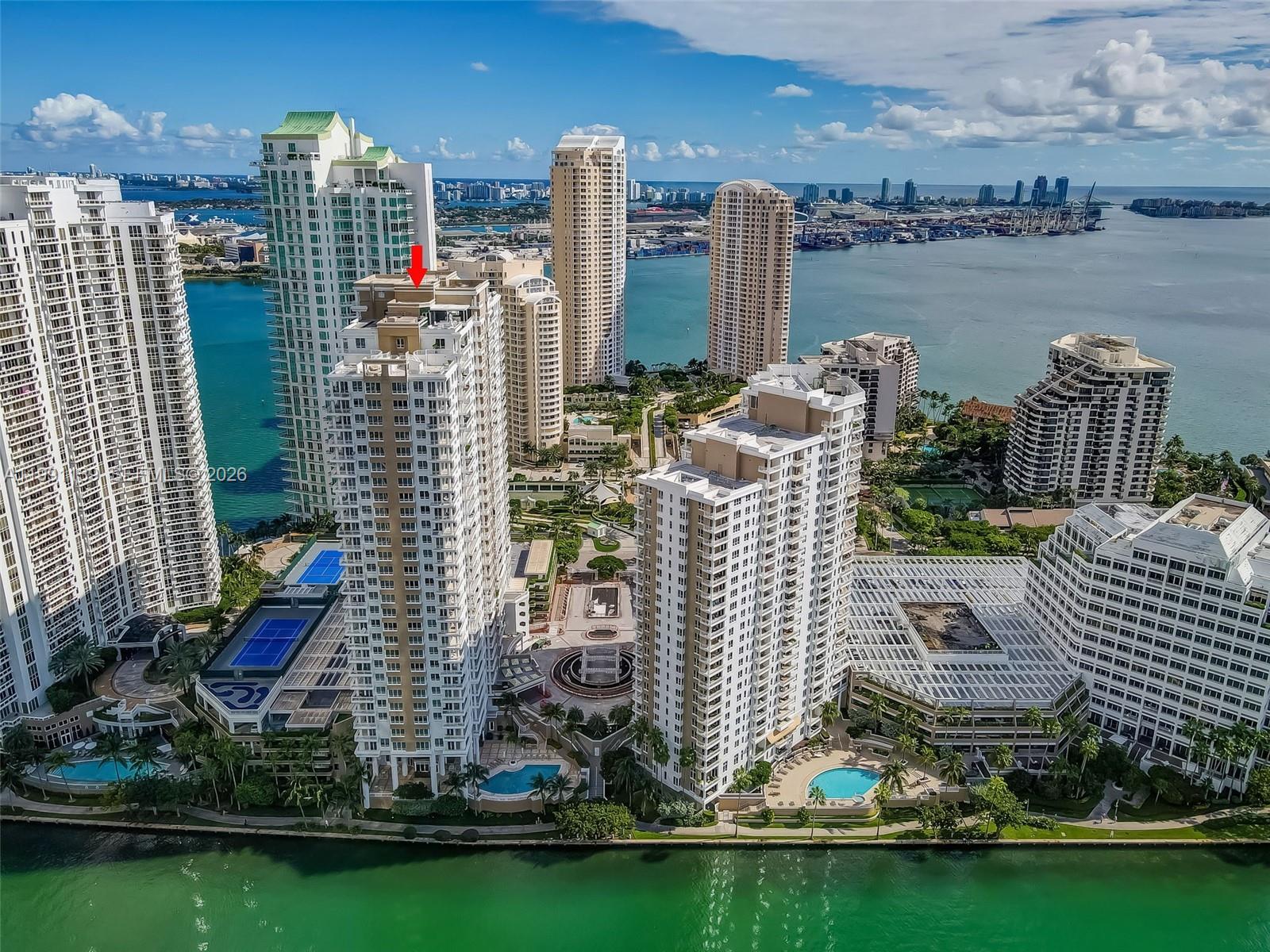 801 Brickell Key Blvd #2502, Miami FL 33131