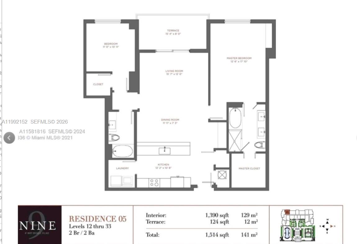 999 SW 1st Ave #2105, Miami FL 33130
