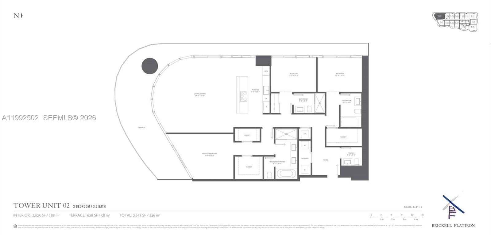 1000 Brickell Plz #3702, Miami FL 33131